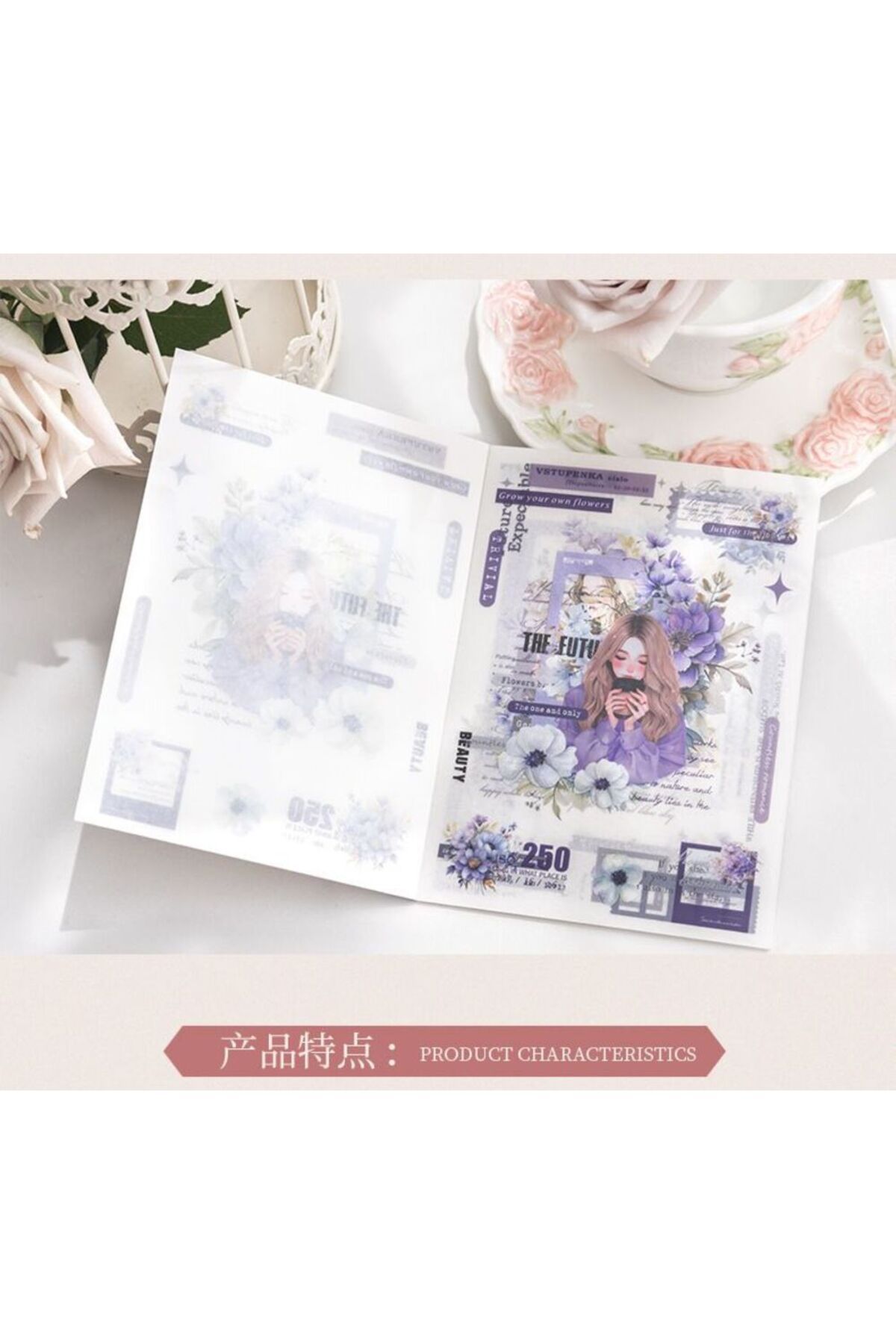 İthal U1-10 sayfa kız sticker kitabi - Renk : Sarı