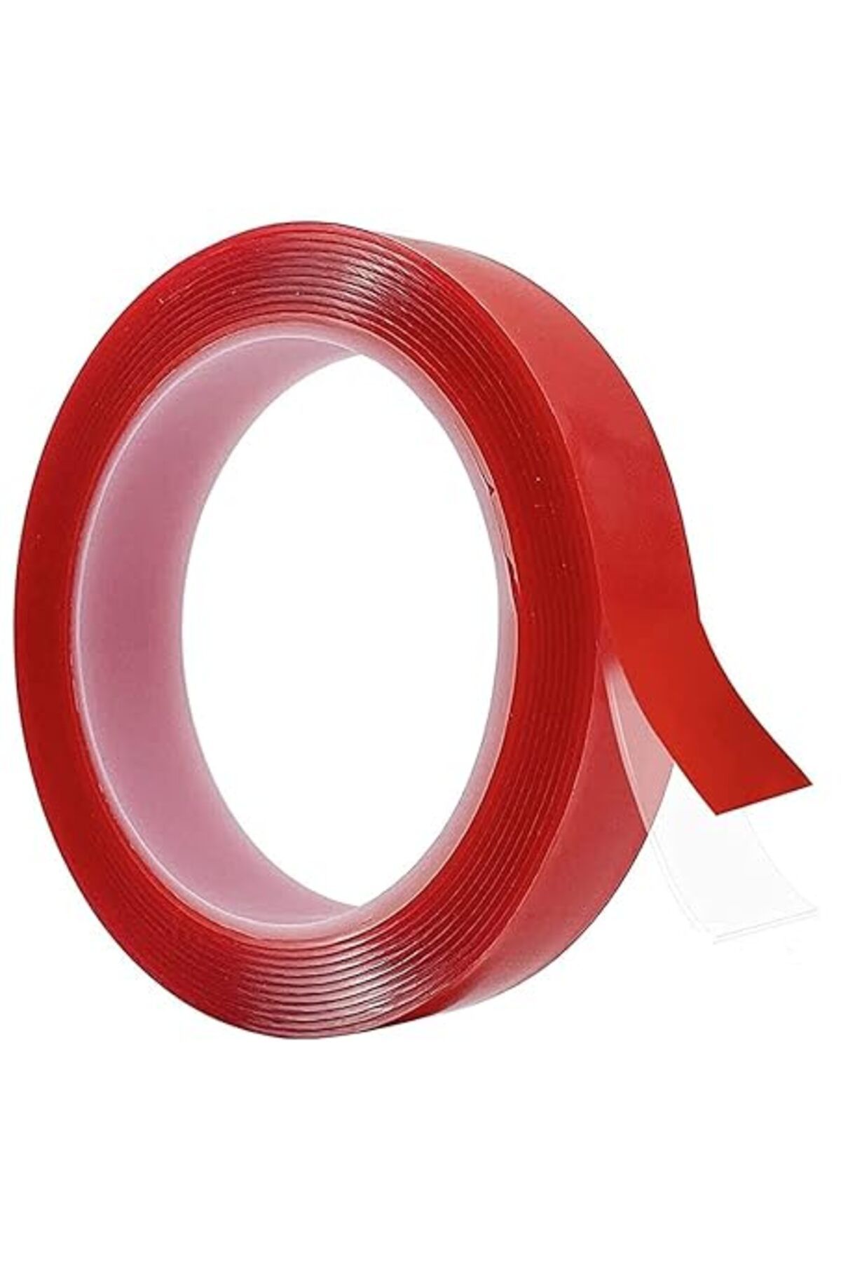 ShopZum Çift Taraflı Bant Şeffaf Silikonlu Su Geçirmez Akrilik Montaj Bandı (5 Mt X 10 Mm)