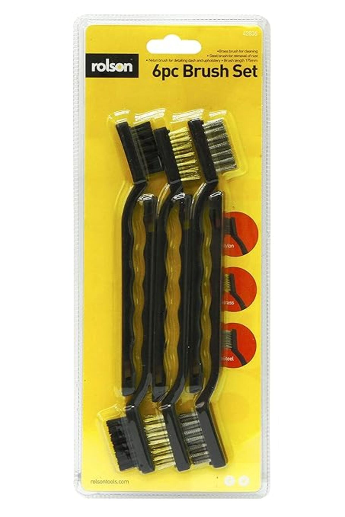 ShopZum 42836 6 Pc Wire Brush Set