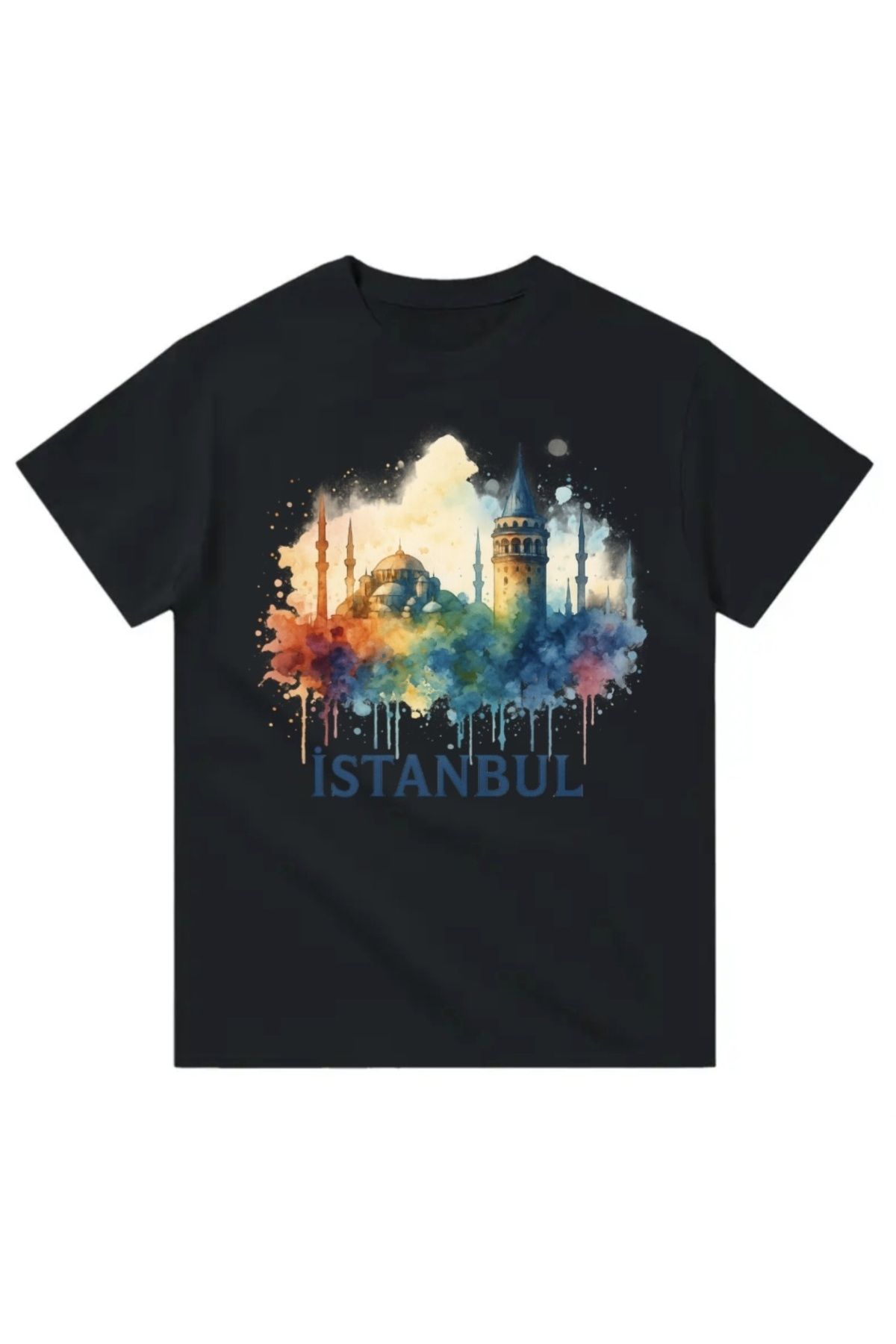 Yeta İstanbul Silüeti - Sanatsal Tişört