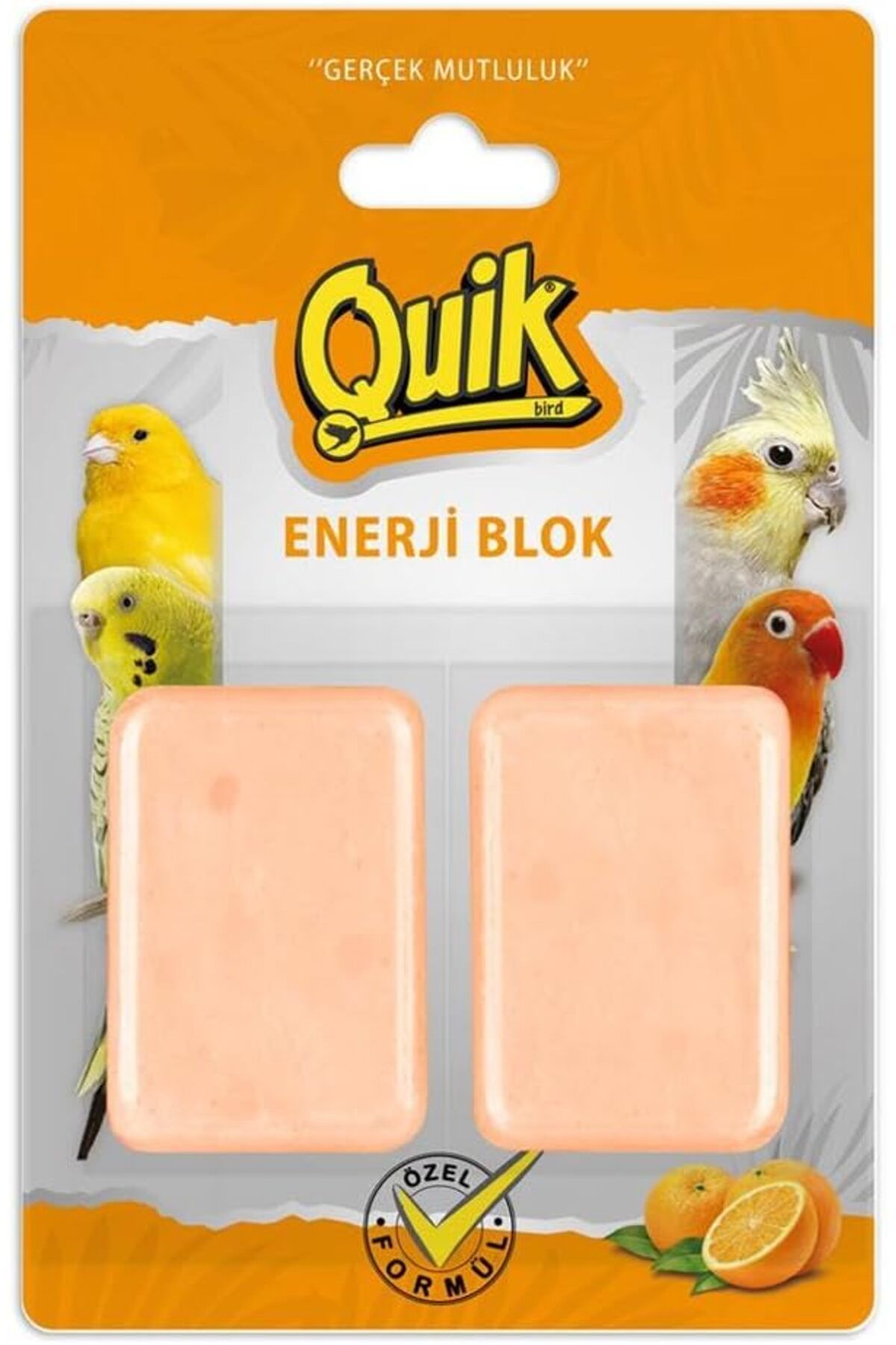 ShopZum Kuşlar İçin Enerji Bloğu, Portakallı, 2'Li