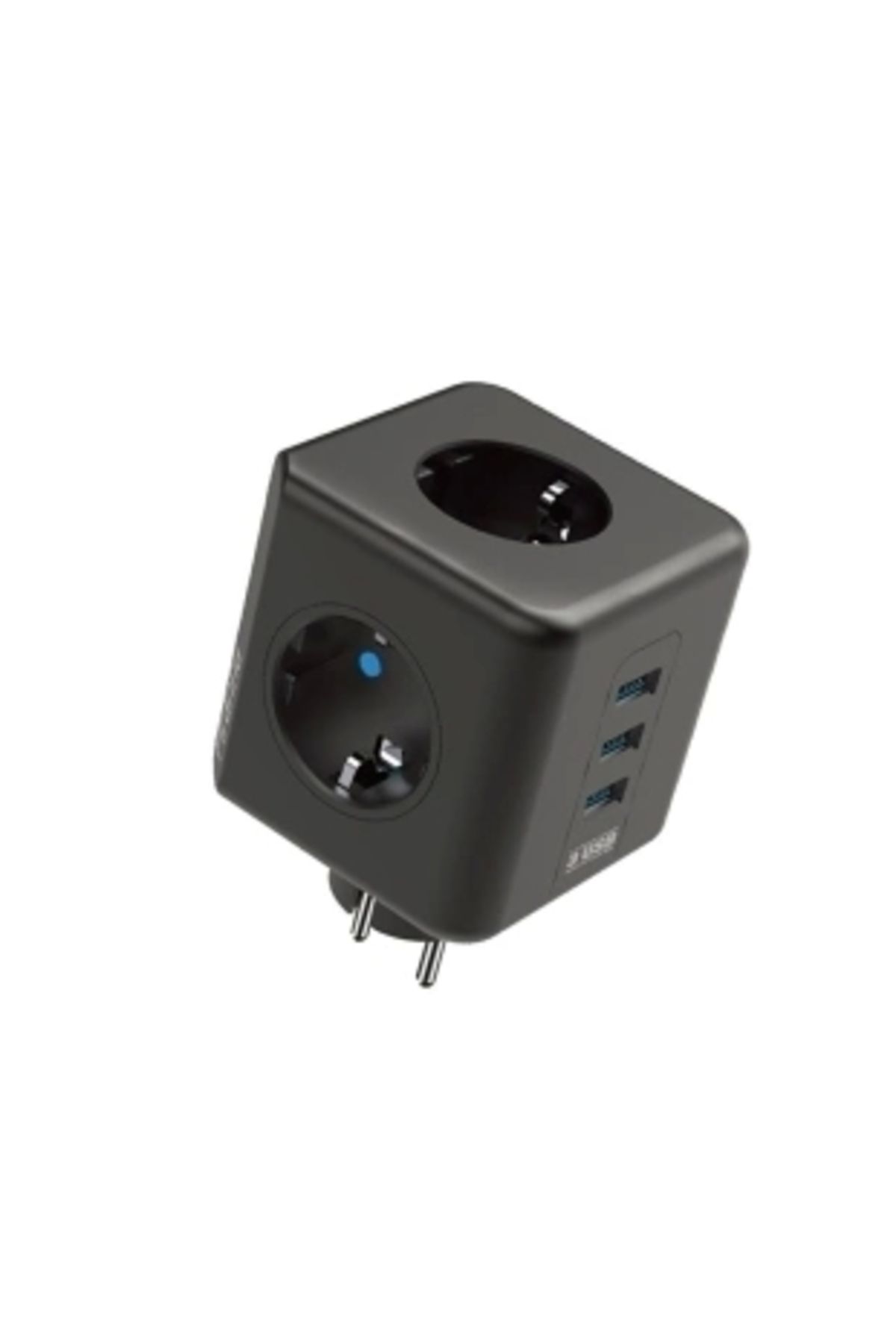No8 Home Termal Akım Korumalı Isıya Dayanıklı 3’lü Du Tipi Priz 3x Usb 1x Type-c