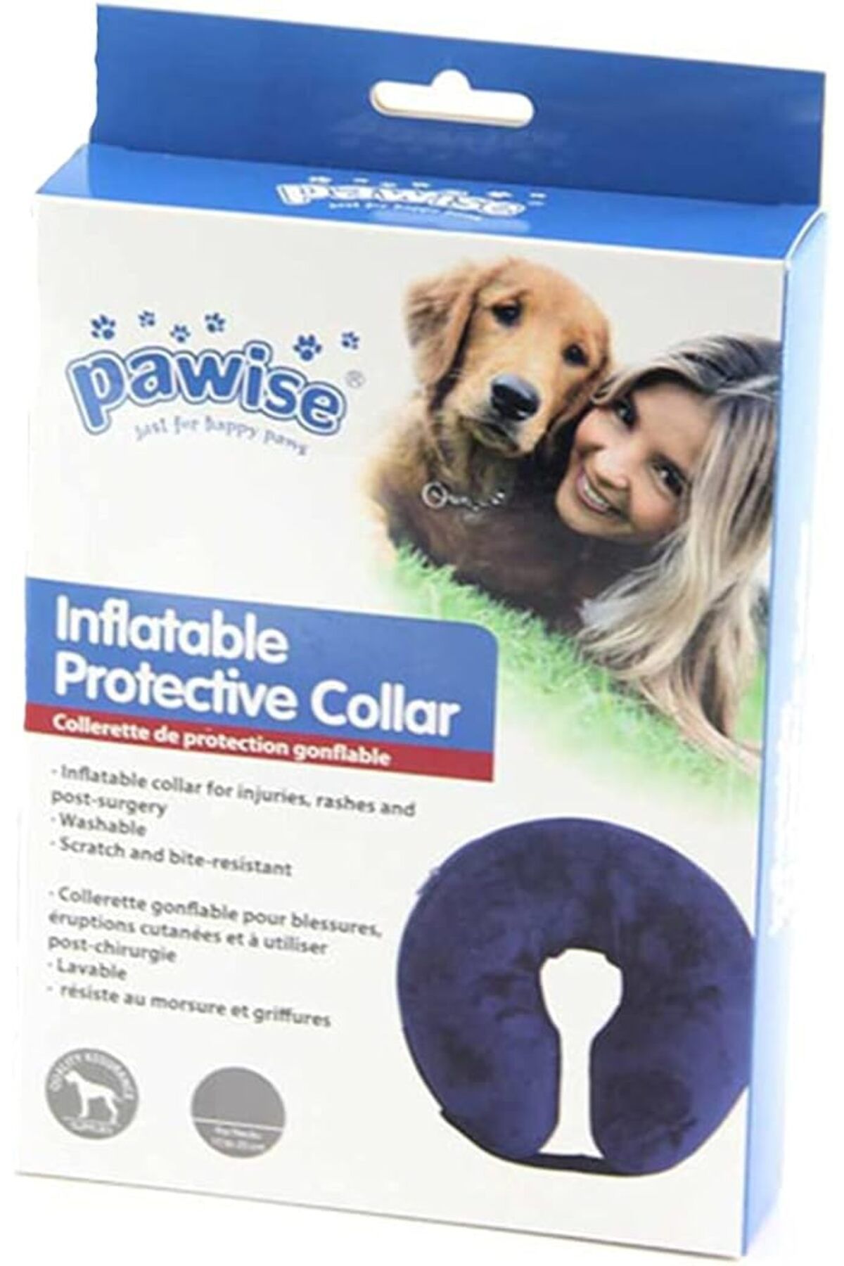 ShopZum Pawise Köpek İçin Şişirilebilir Boyunluk Ø33-45 Cm