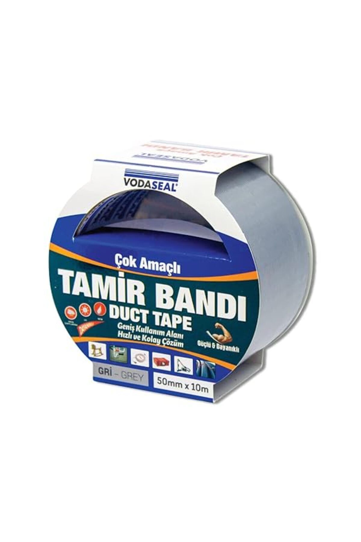 ShopZum Çok Amaçlı Tamir Bandı, 50Mmx10Mt, Gri