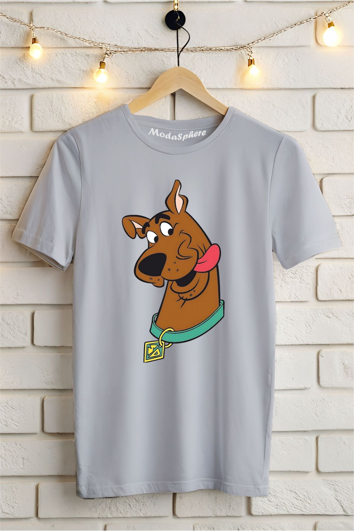 ModaSphere Scooby-Do Baskılı Unisex Oversize Tişört