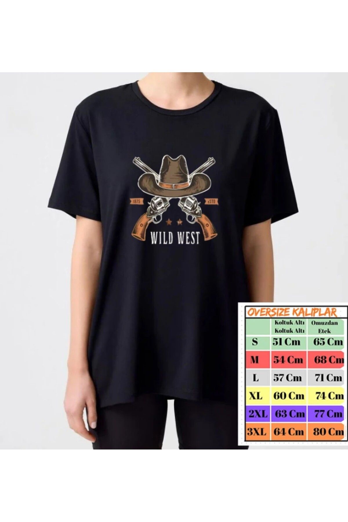 shidumanlar Wild West Texas Tasarımlı