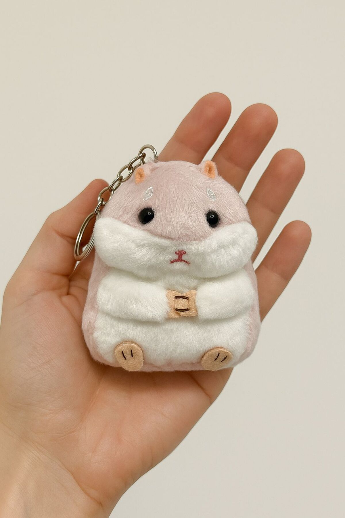 NORELİA "Sevimli Hamster Peluş Anahtarlık Yumuşak Dolgulu Çanta ve Araba Aksesuarı"