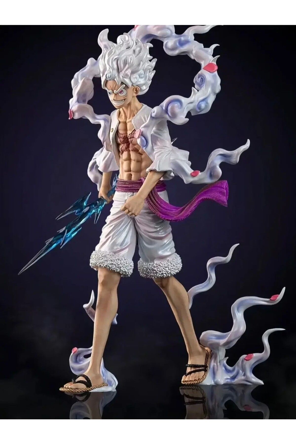ANIME One Piece Güneş Tanrısı Nika Beşinci Vites Luffy Gear 5 Figür 25CM