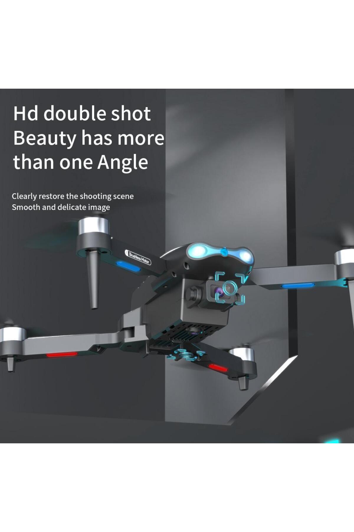 Dynego E99 Max 8k Drone Katlanabilir Çift Kamera Fırçasız Motor