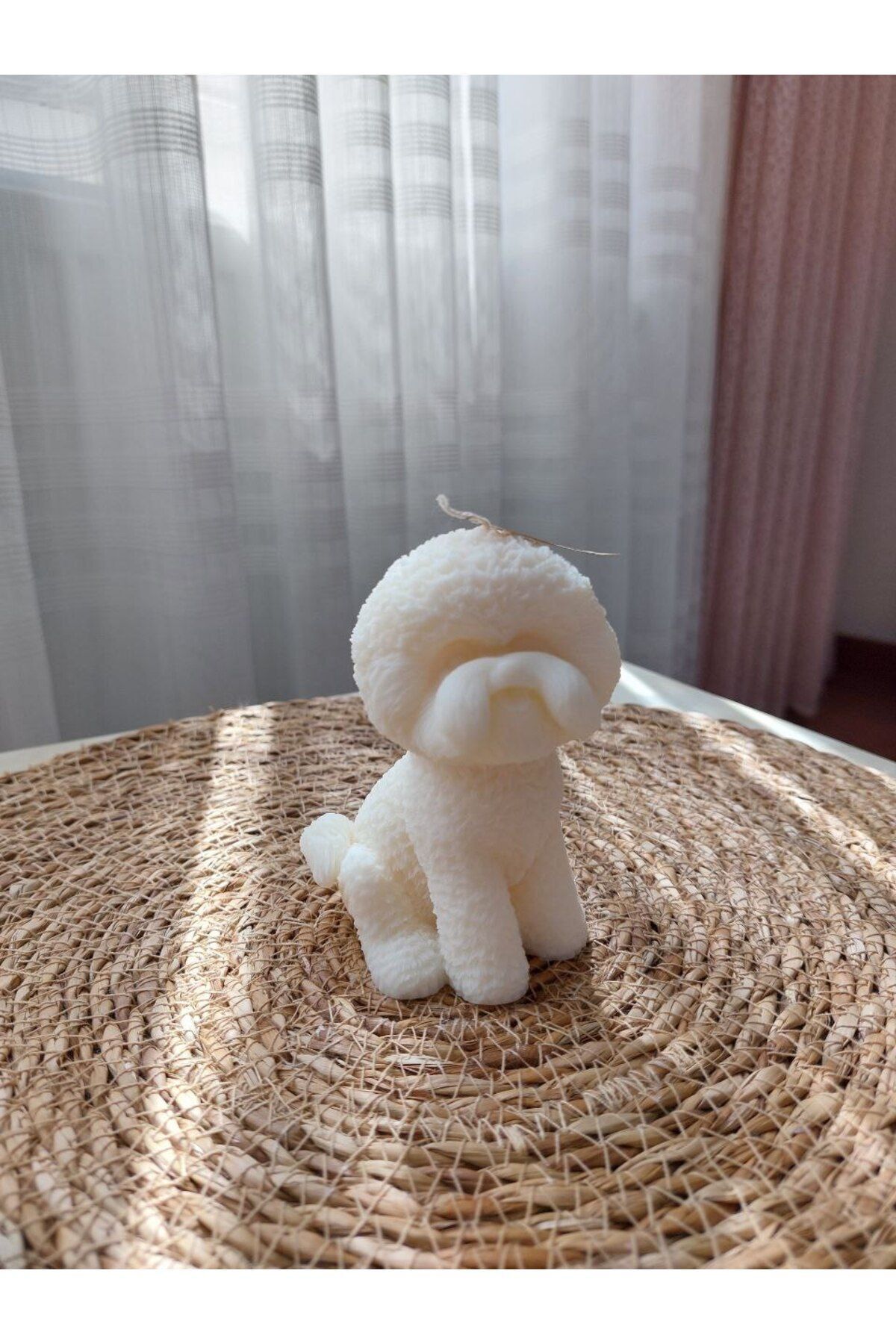 Elioure Sevimli Poodle Cinsi Köpek Soya Mum Kremi, Doğal ve Güzel Kokulu 100% Güvenli