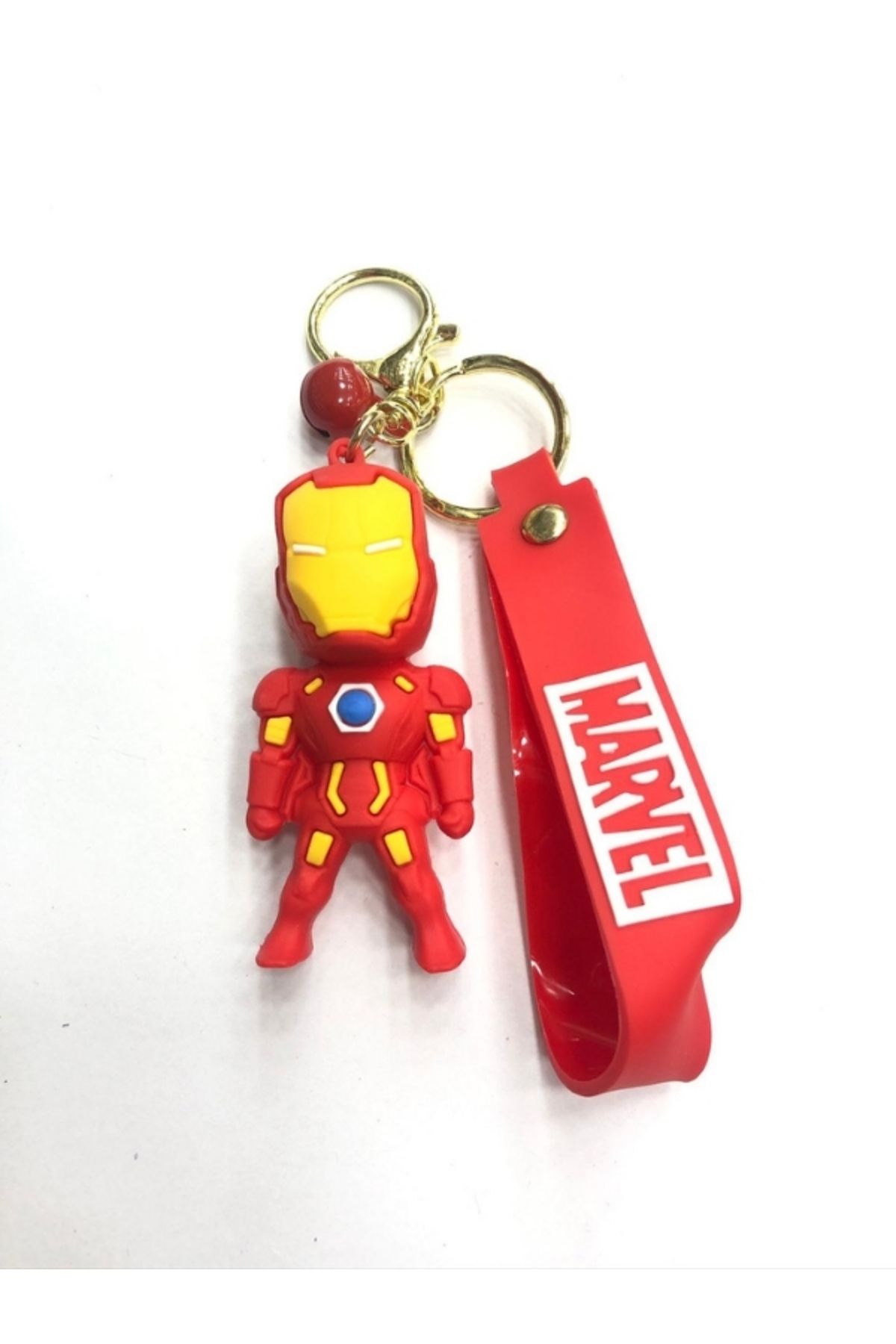 uğurlu dükkan 3D Iron Man Silikon Anahtarlık