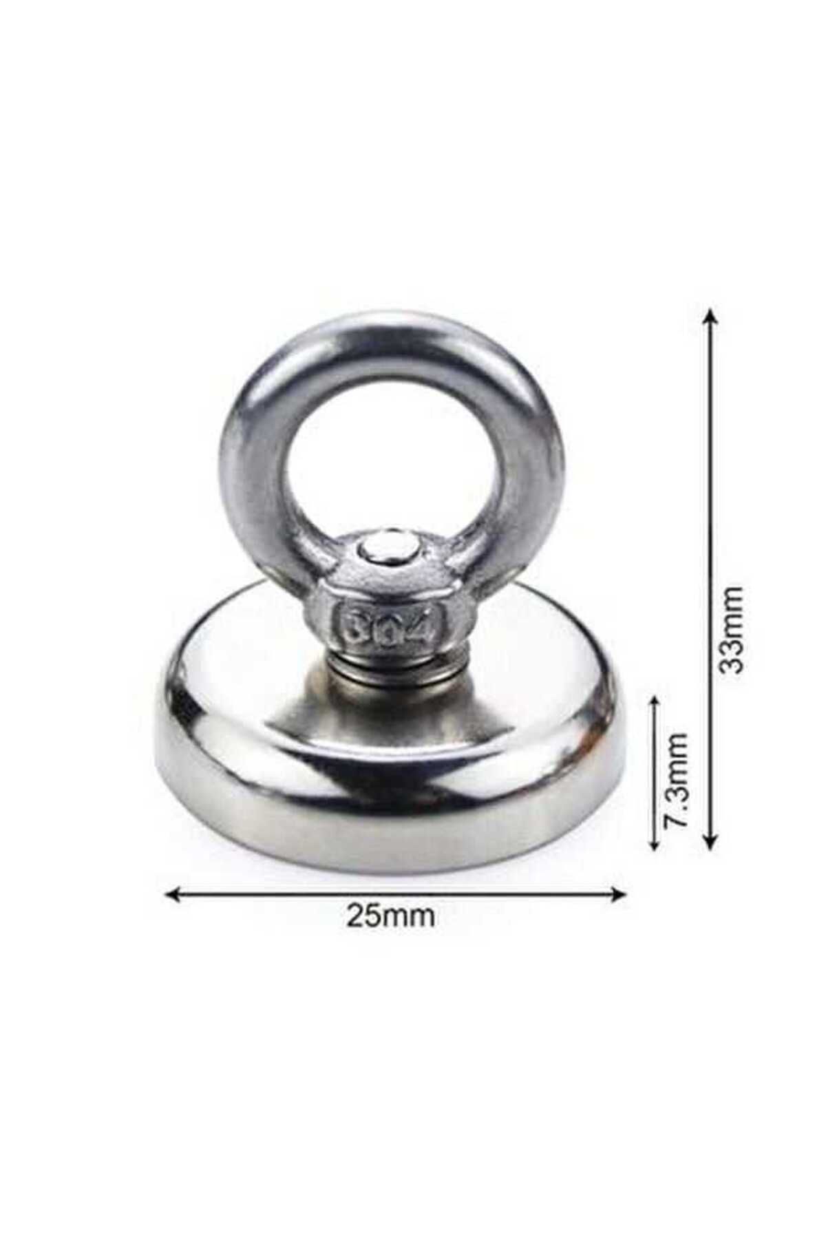 Elioure 25mm Güçlü Neodyum Mıknatıs, Balıkçılık ve Hobi Kullanımı İçin Ideal