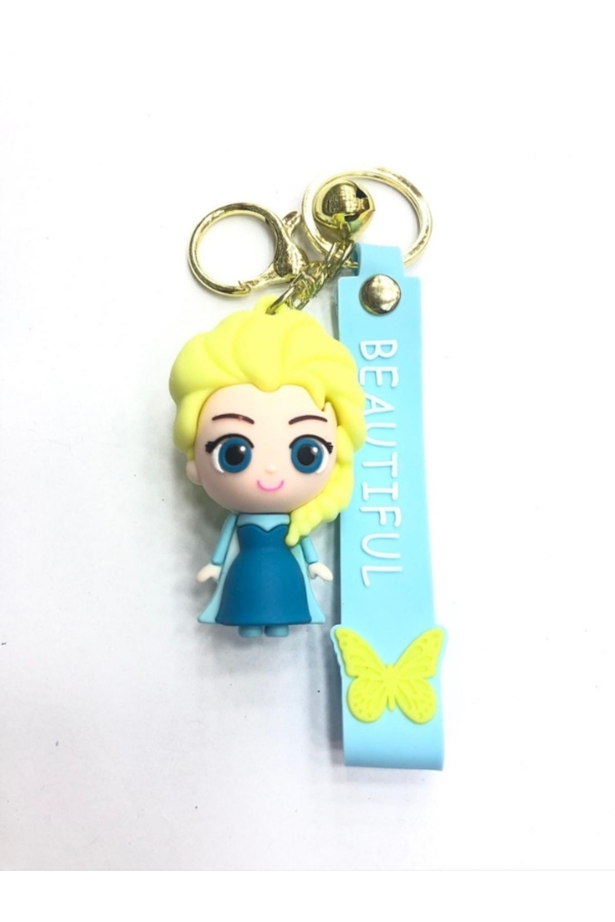uğurlu dükkan 3D Elsa Silikon Anahtarlık