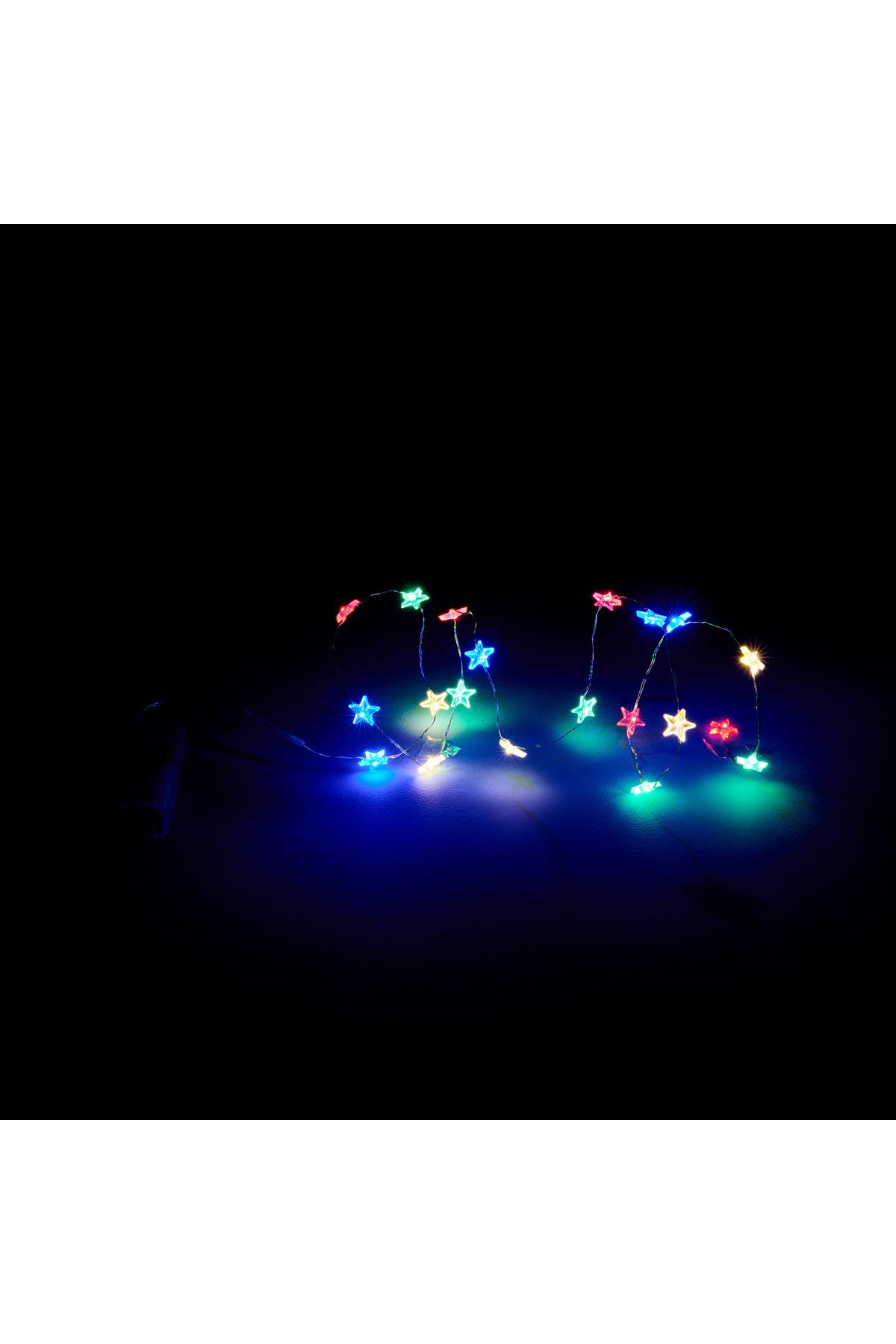 Elioure Renkli 20 LED Aydınlatma, 95 cm, parlak ve enerjik ortamlar için ideal seçenektir