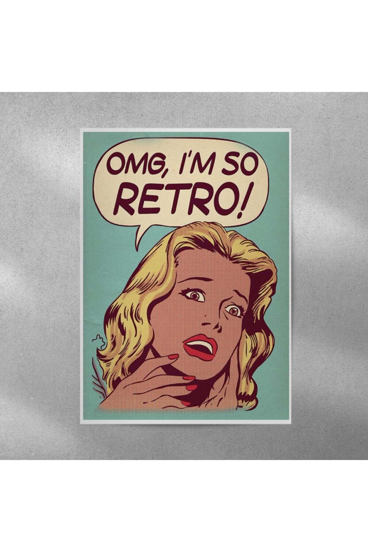 Elioure Retro stil 35x50 cm duvar posteri, şık ve dekoratif seçenek