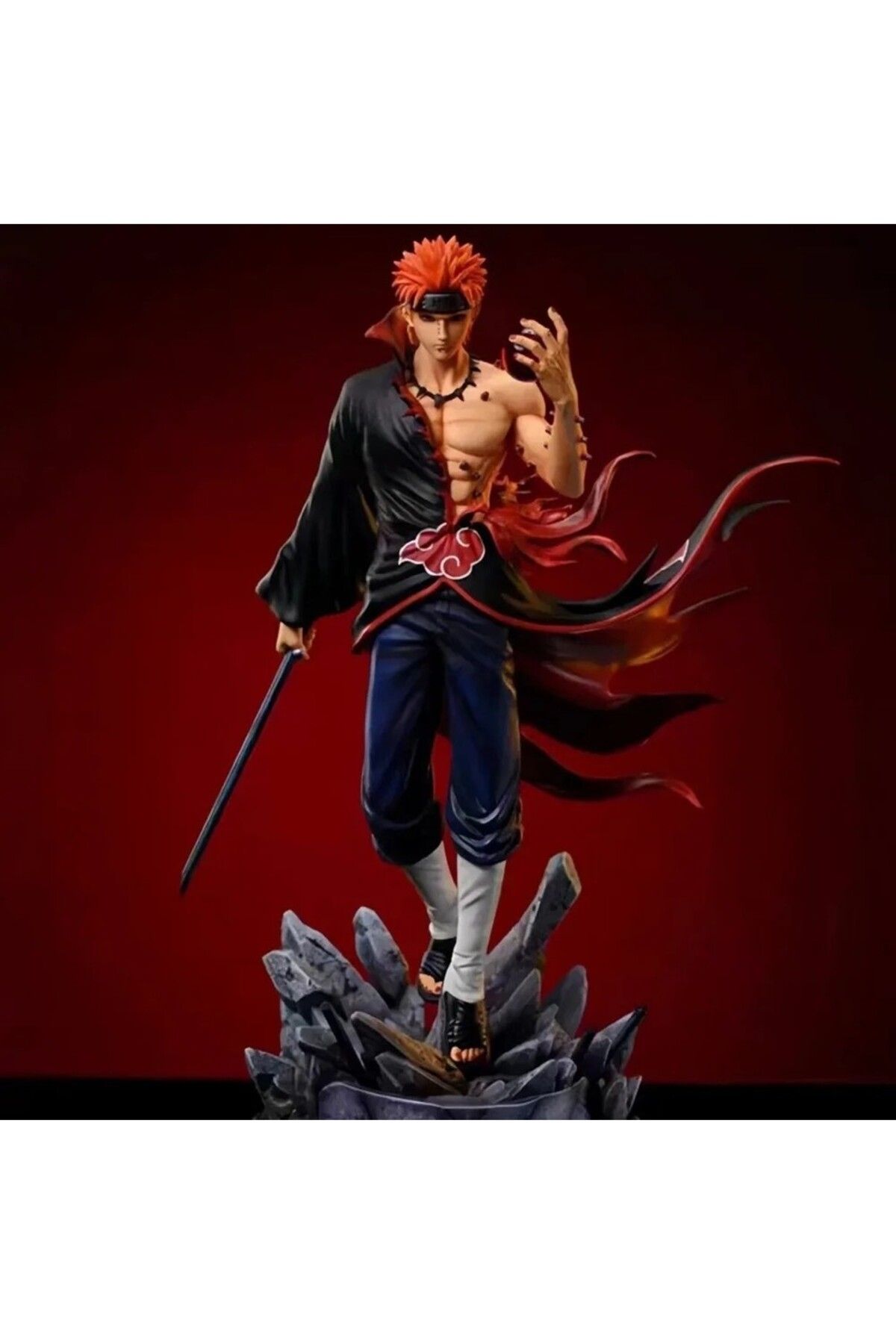 ANIME Naruto: Shippuden Pain Figür Koleksiyon Model Pain Action Figüre 25 cm