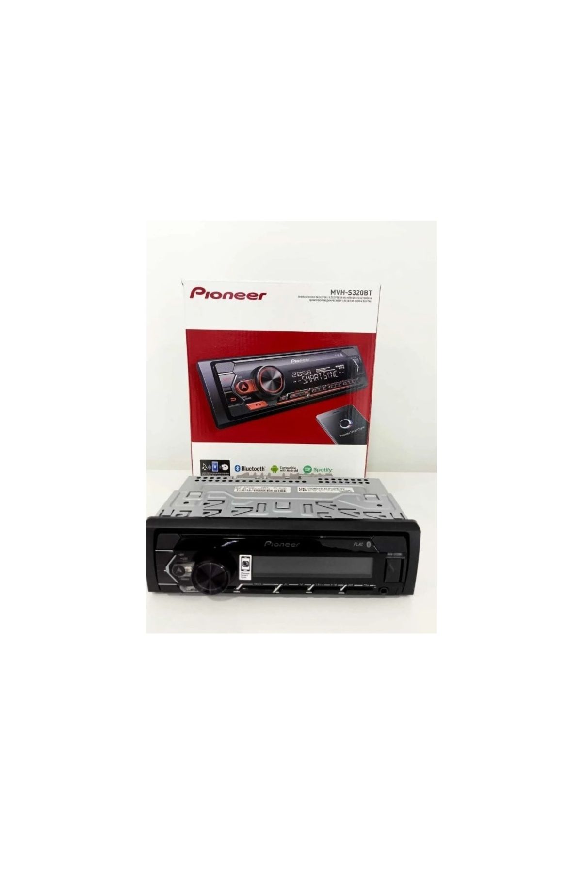 Pioneer Mvh-s320bt Bluetooth+usb+aux+mp3 Wma+wav+flac 4x50 Watt Oto Teyp