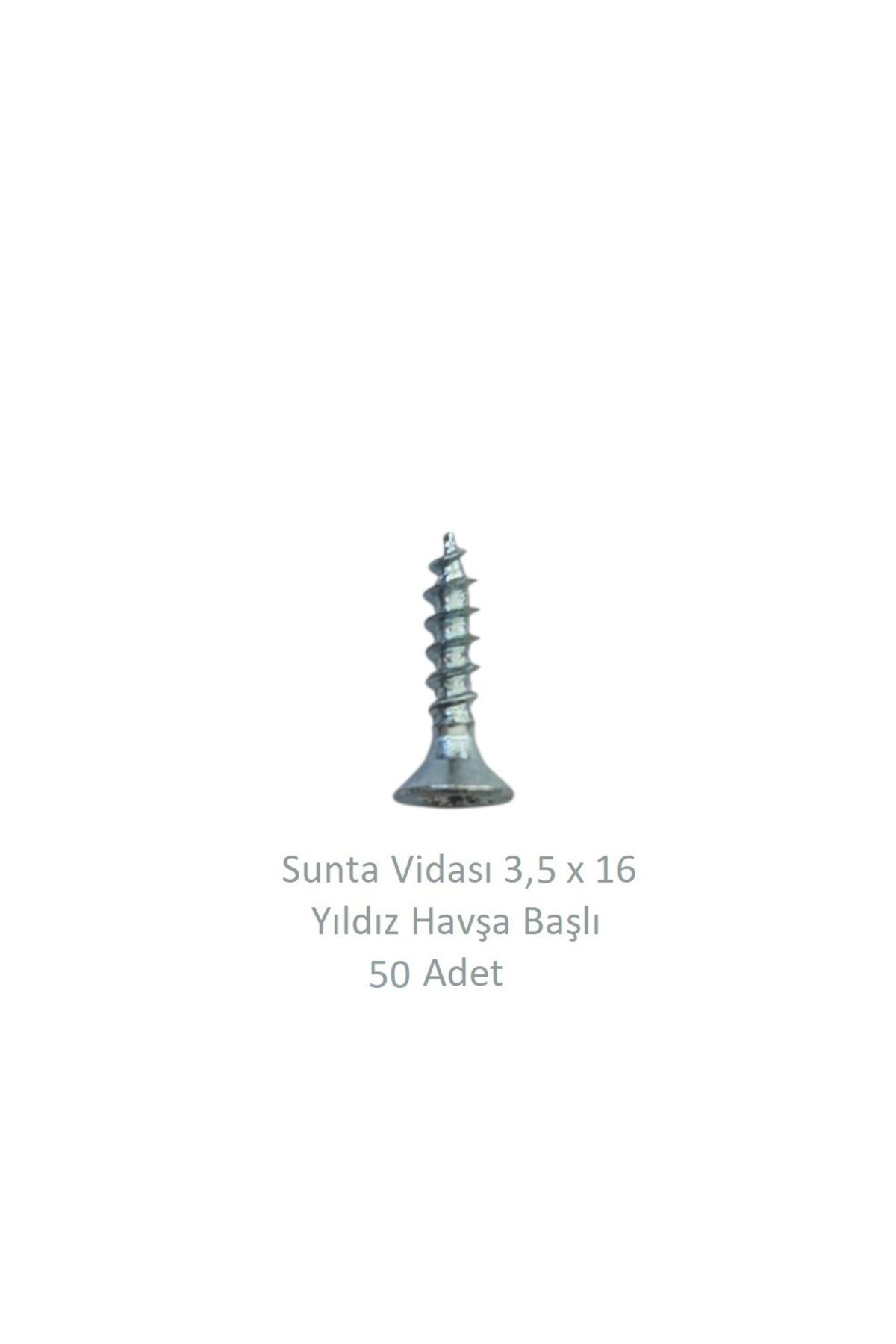 Adilon Sunta Vidası 3,5 x 16 mm 50 Adet YHB Vida