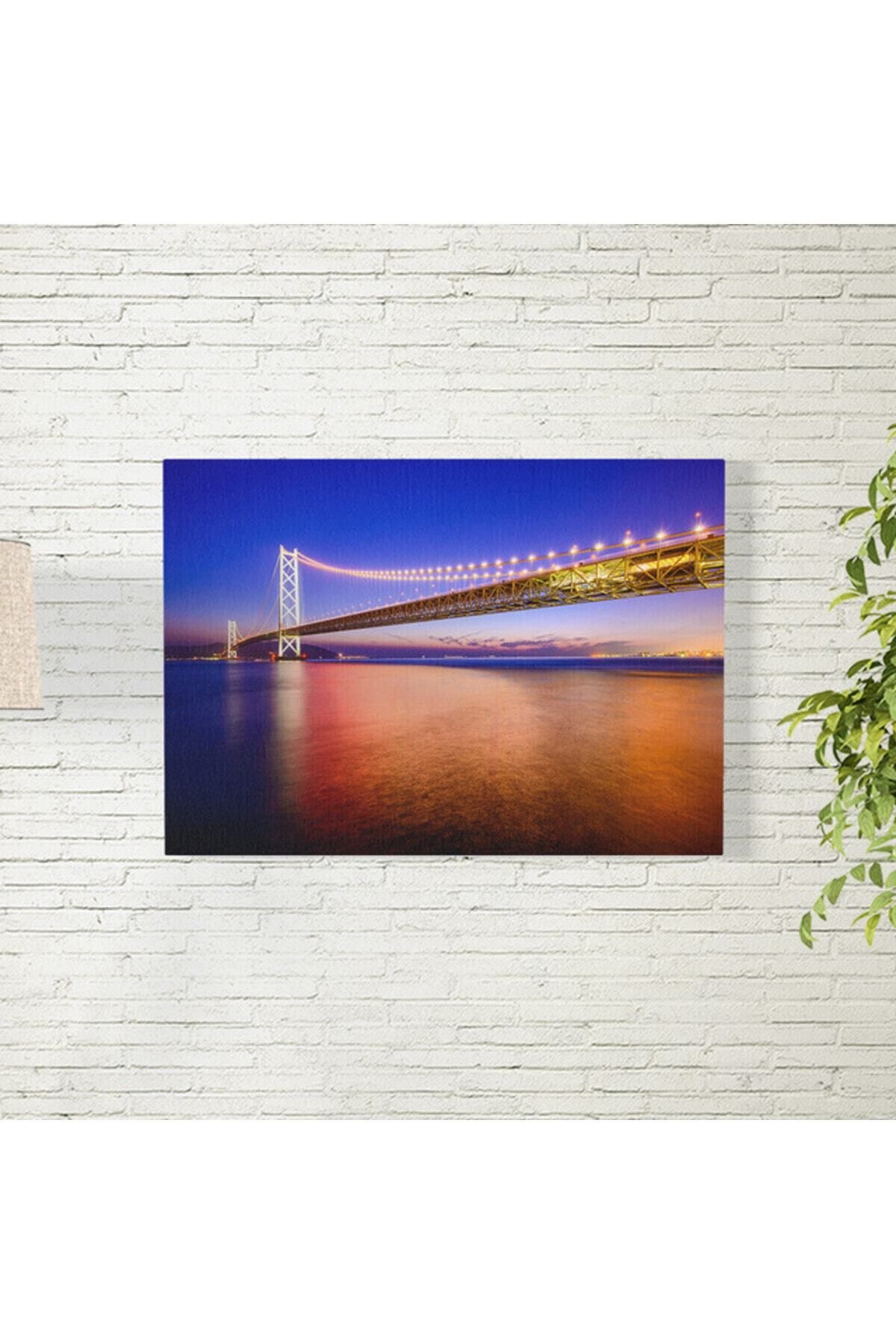 Elioure Akashi Köprüsü Temalı 35x50 cm Duvar Posteri, Şık ve Dekoratif Hediye Seçeneği