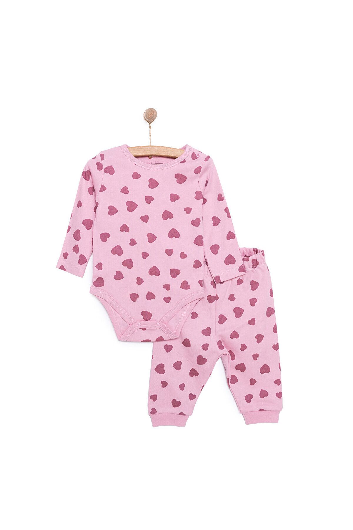 ebebek Hello Baby HelloBaby Çiçek Baskılı Yenidoğan Kız Body-Patiksiz Alt Kız Bebek