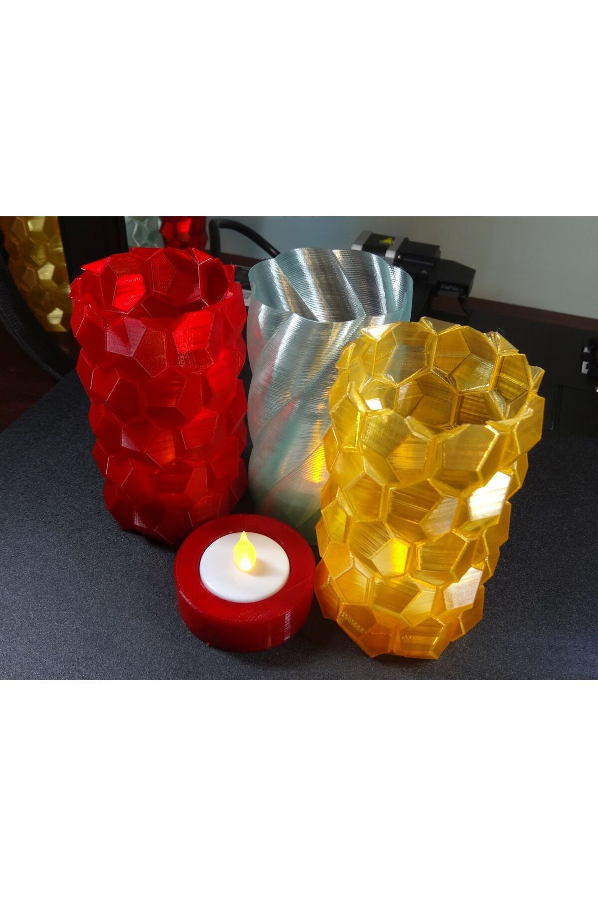Vision Craft Sijat Led Tealight Mum Tutucu Remiksleri