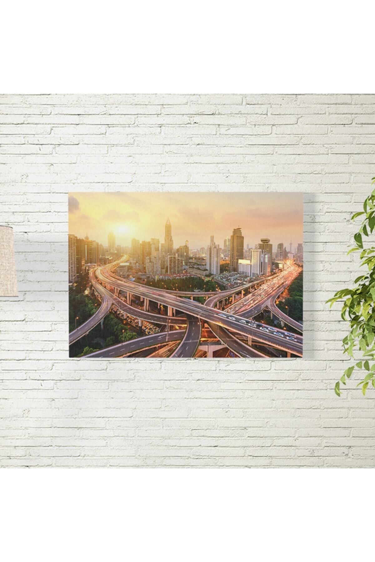 Elioure Pekin Karayolu Temalı 35x50 cm Posteri, şık ve dekoratif duvar süsü