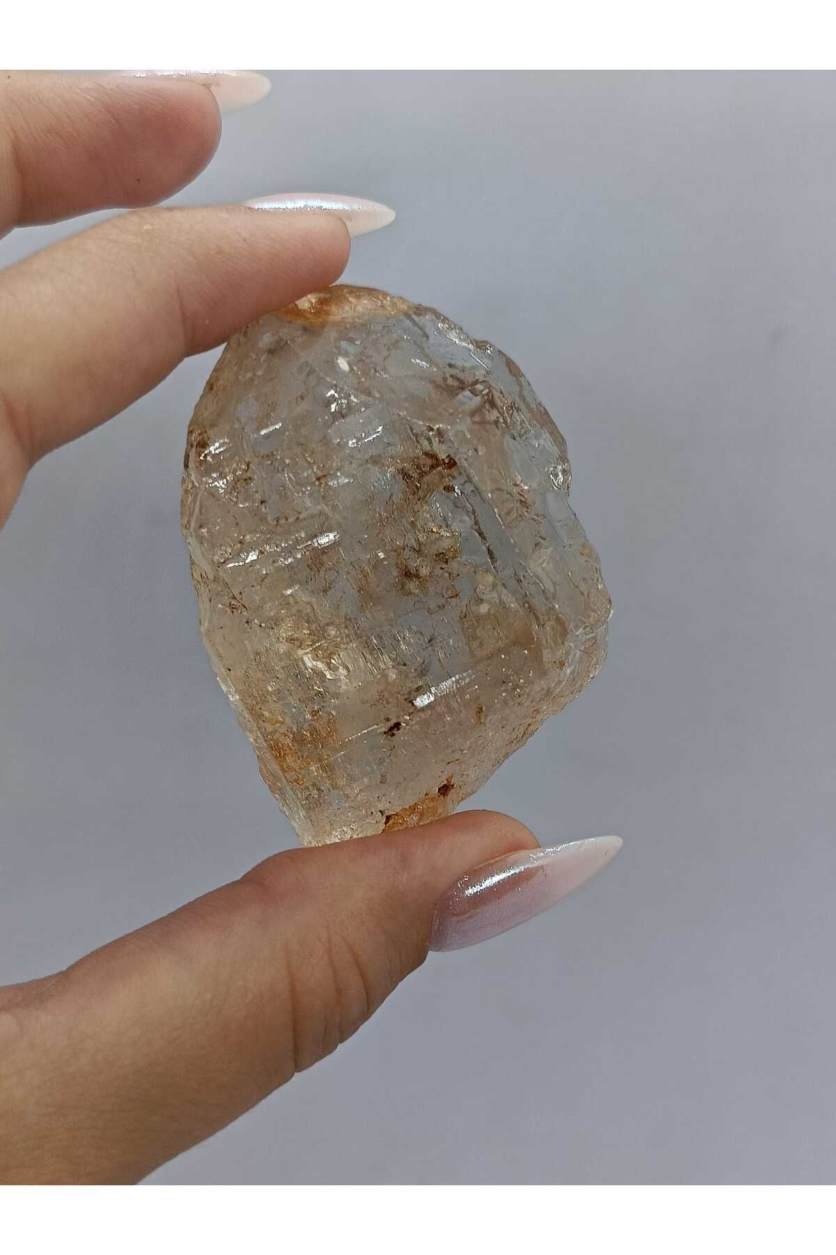 Elioure Beyaz Kristal Kuvars Doğaltaş Kütle, doğal enerji kaynağı ve şifa taşınız