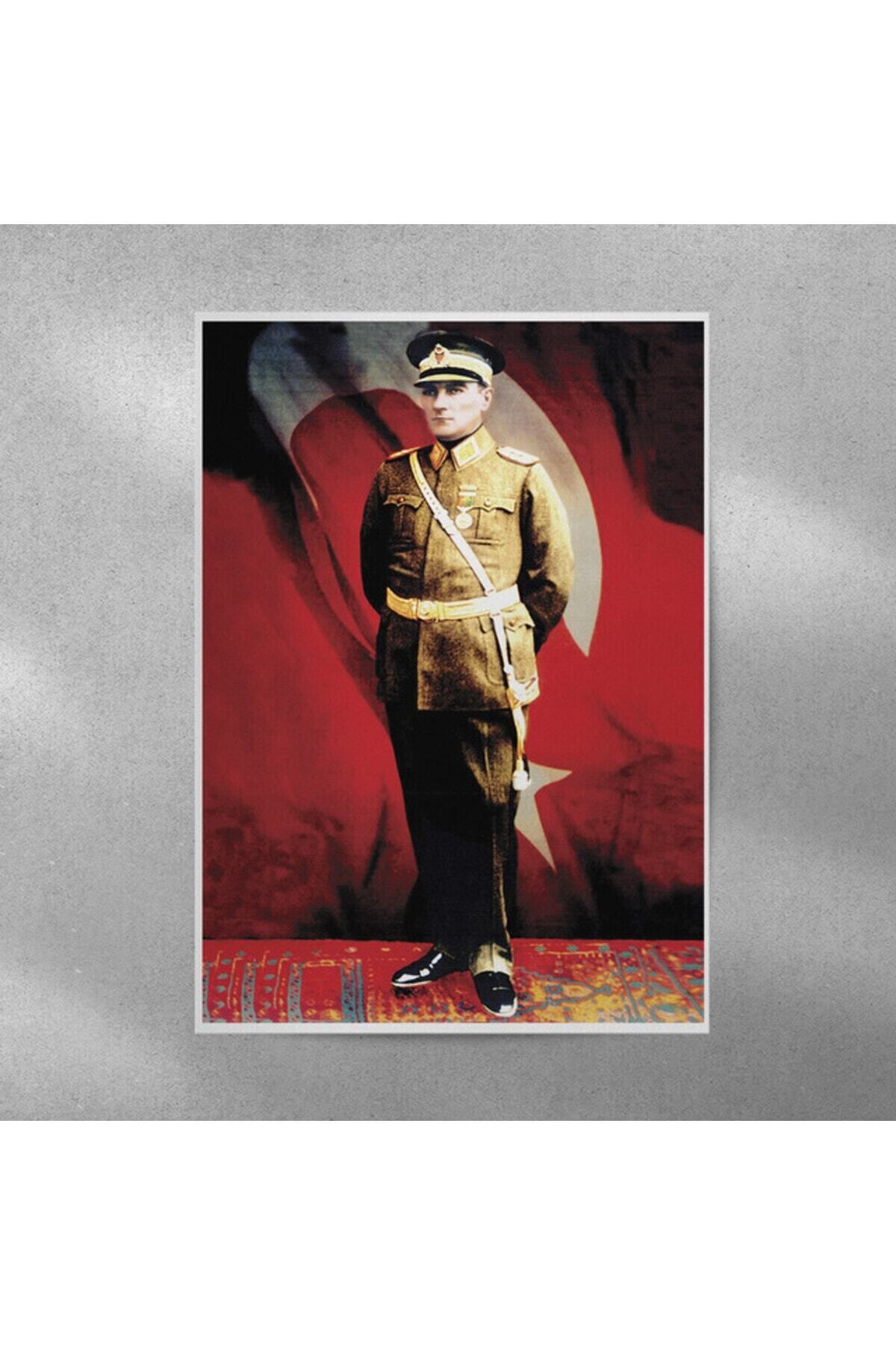 Elioure 35x50 cm Atatürk Temalı Poster, Şık ve Kaliteli Dekorasyon Parçası