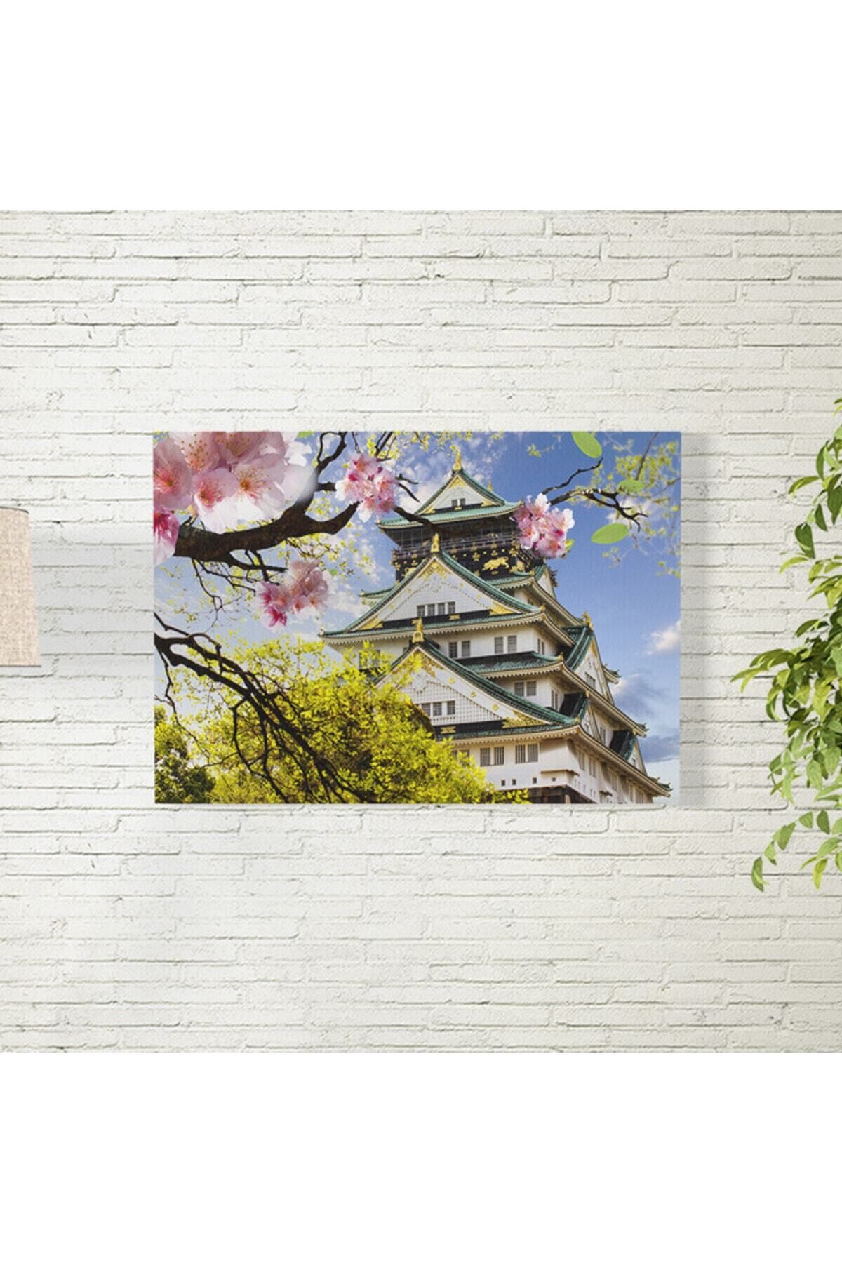 Elioure Kyoto Evleri Temalı 35x50 cm Duvar Posteri, Dekoratif ve Şık Tasarım
