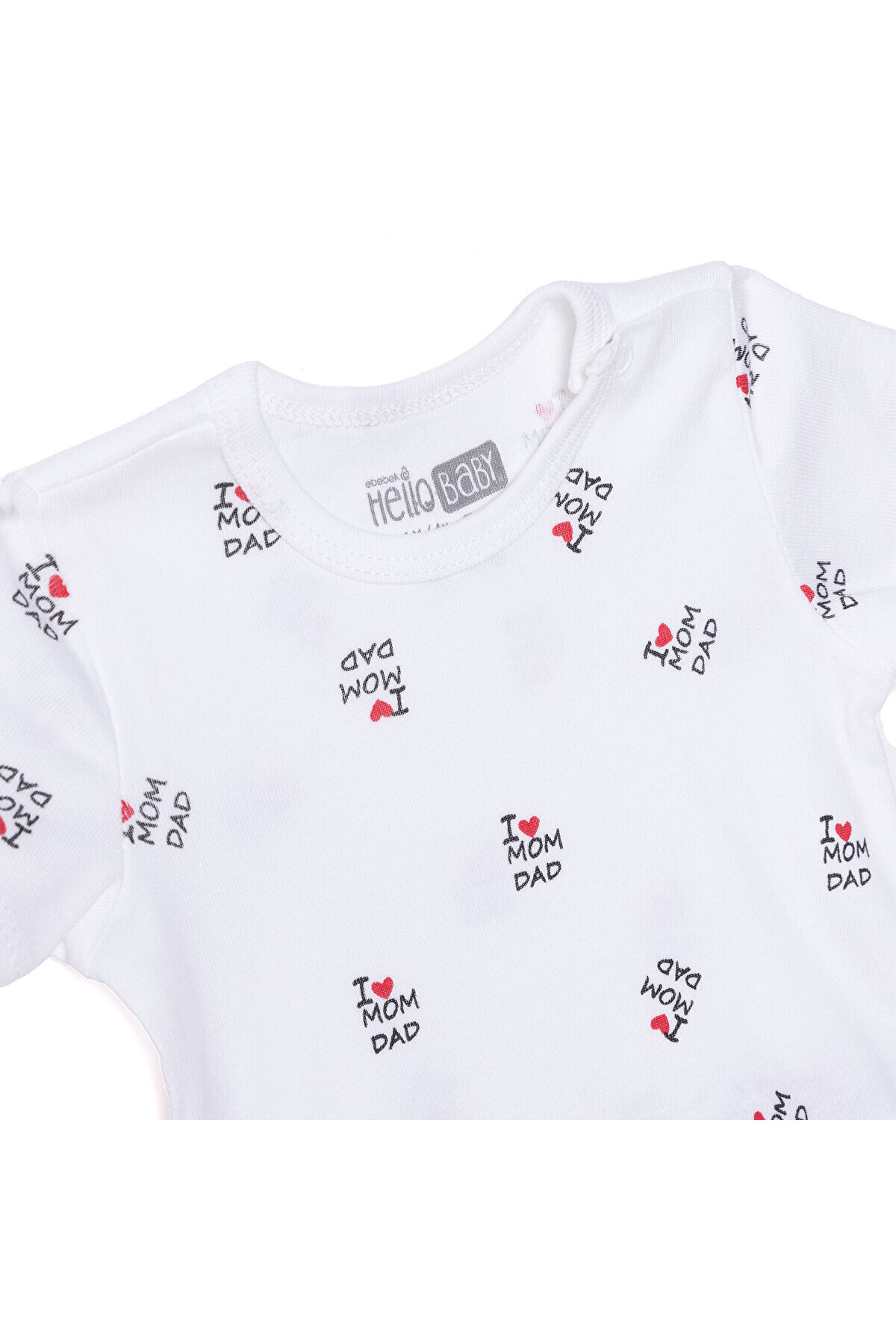 ebebek Hello Baby HelloBaby Kısa Kol Body fotoğrafı 3 (önizleme)