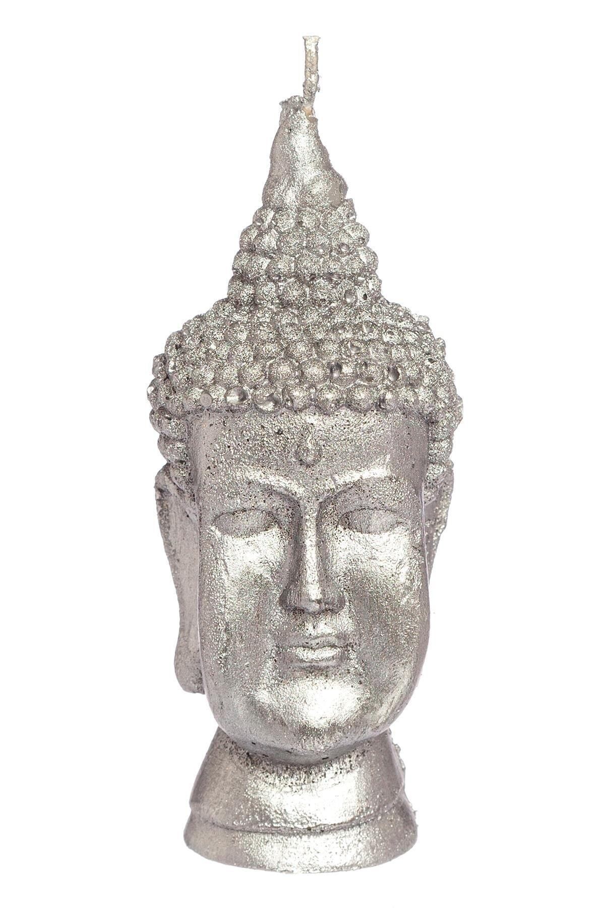 Elioure Buddha Silver Mum, şık ve kaliteli dekoratif aksesuar, zarif tasarım, evinizi güzelleştirir