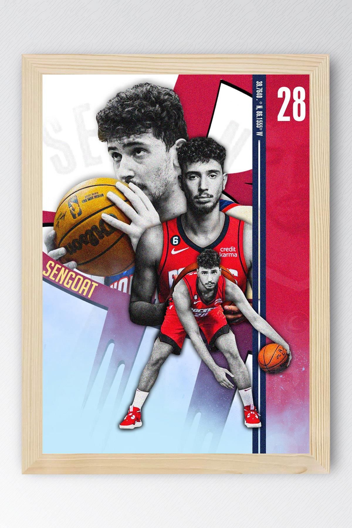 Saturn Alperen Şengün Çerçeveli Tablo - Basketbol NBA Posteri Tablo