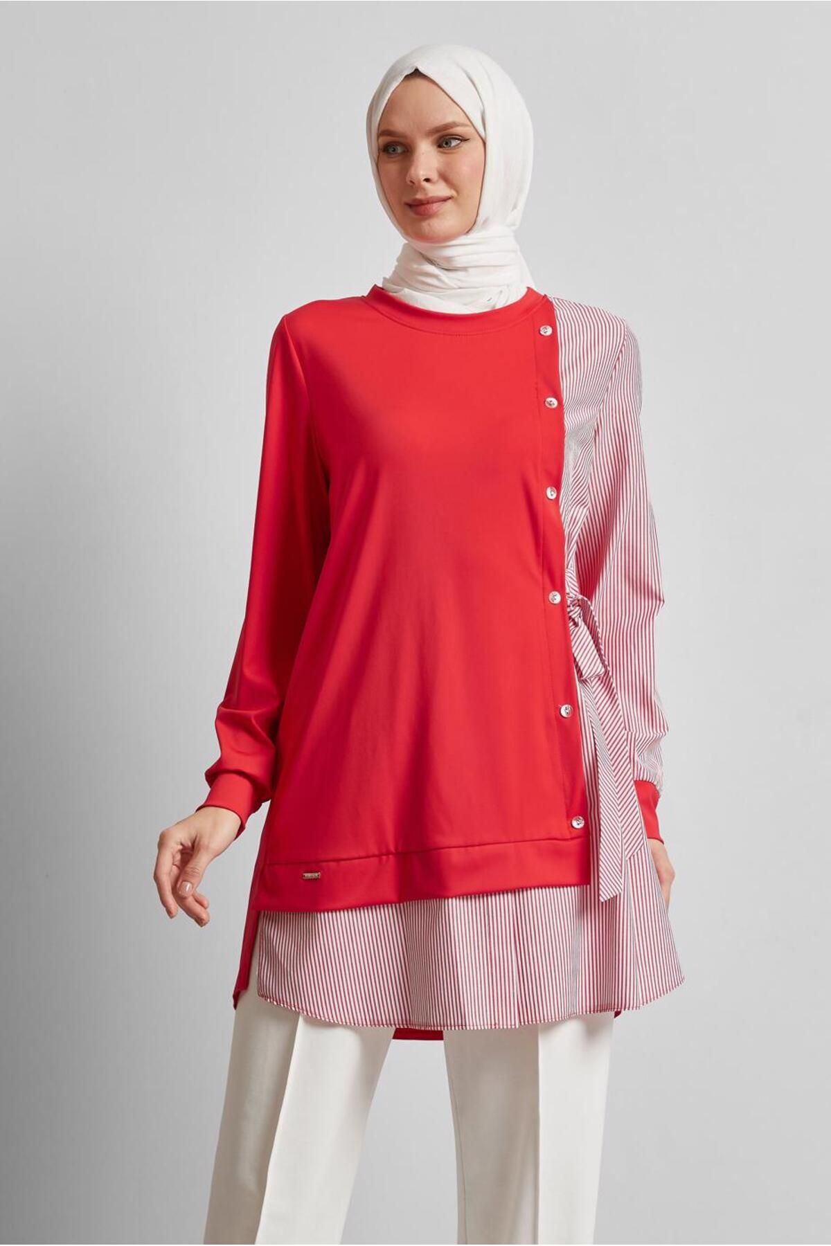 Alvina ÇİZGİLİ TUNİK 45541