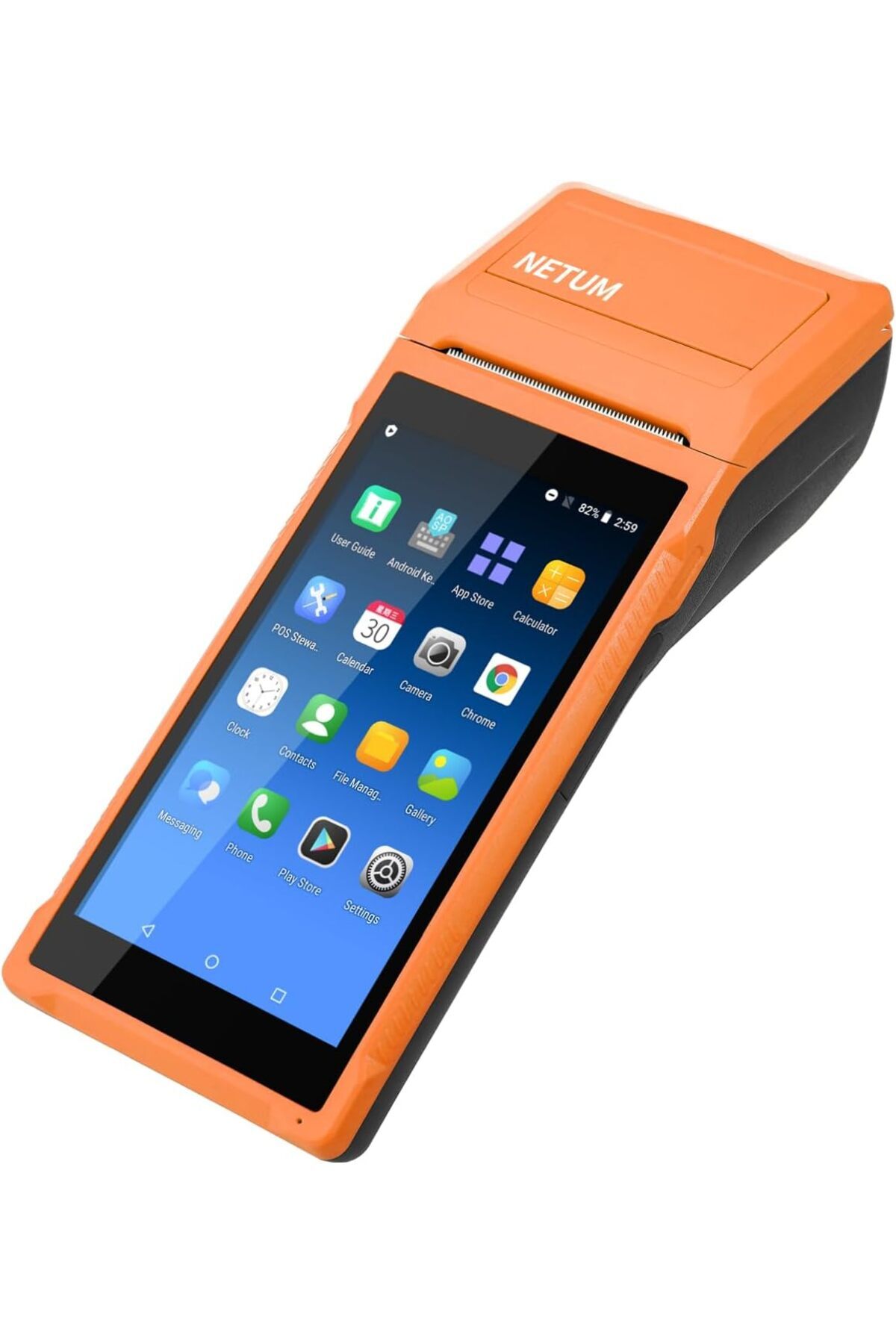 NETUM-Handheld PDA Android 11.0 POS Terminal with Receipt Printer, Data Collector, Portable Barcode 1