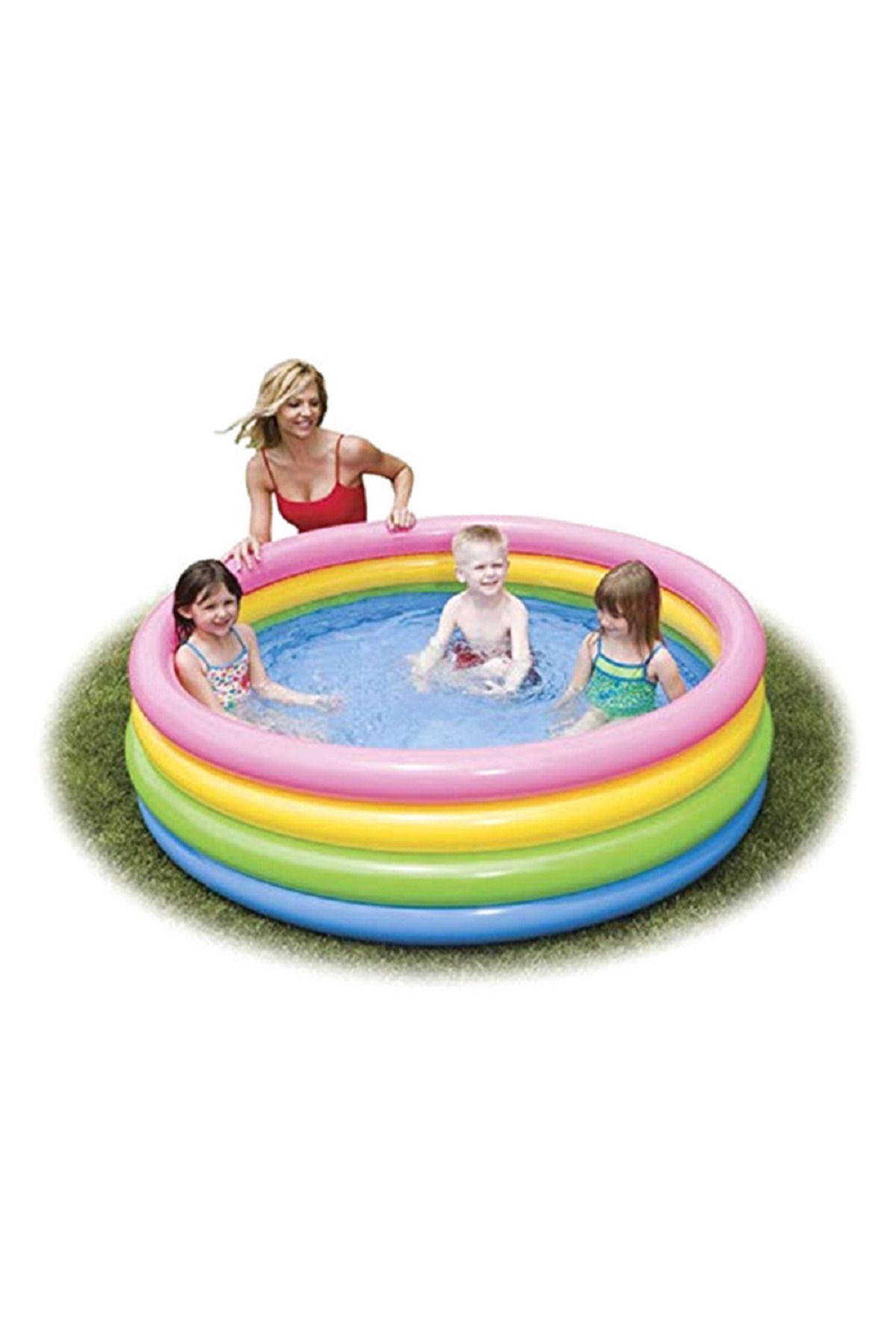 Intex-Inflatable Sunset Glow Inflatable Kiddie Pool for 3 Years 2