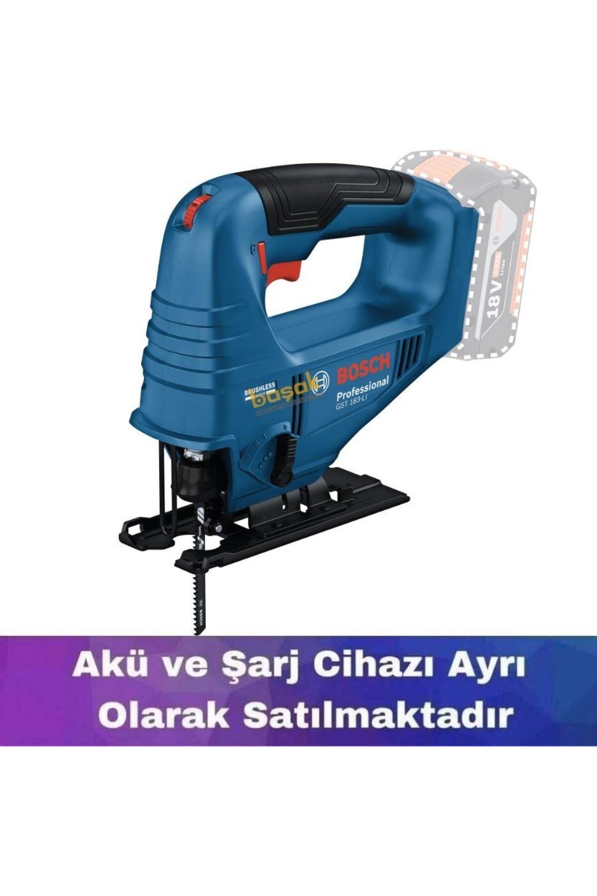 Bosch GST 183-LI Akülü Dekupaj Makinesi (Akü ve Şarj Yoktur) 06015B7020