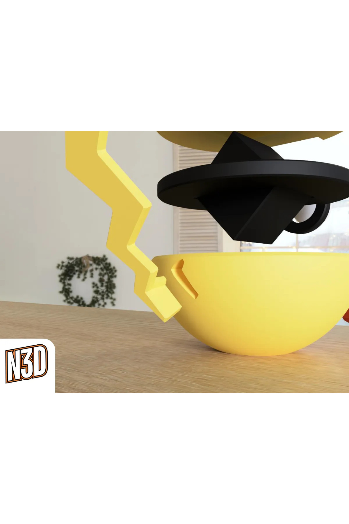 Figurine Pikachu Pokeball Pokeball Ball - Pièce de Collection Pokémon Compatible 10 cm