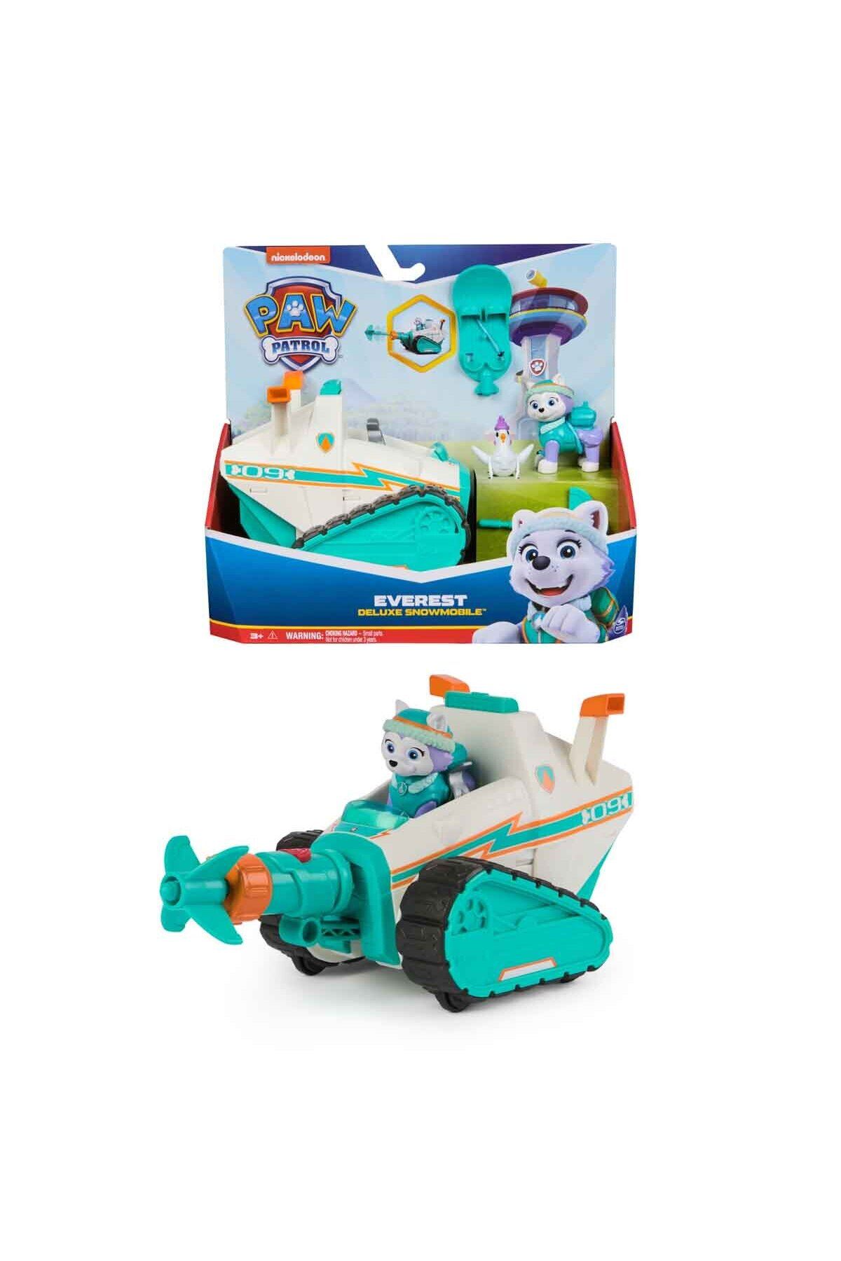 PAW PATROL Everest Figür ve Deluxe Snowmobile Kar Küreme Aracı Oyun Seti