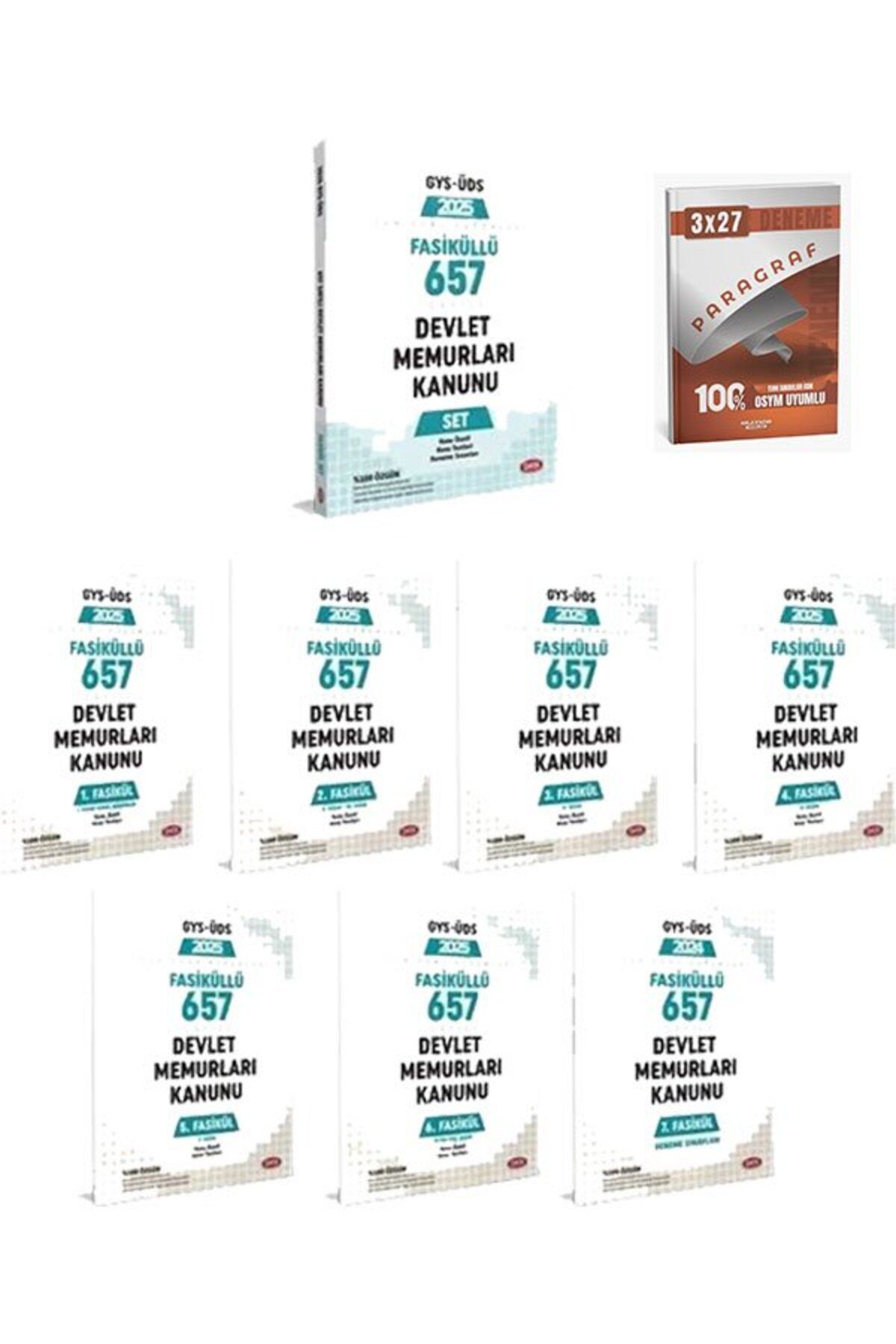 Anla Kazan Yayınları Data 2025 GYS ÜDS 657 Sayılı Devlet Memurları Kanunu Fasikül Set