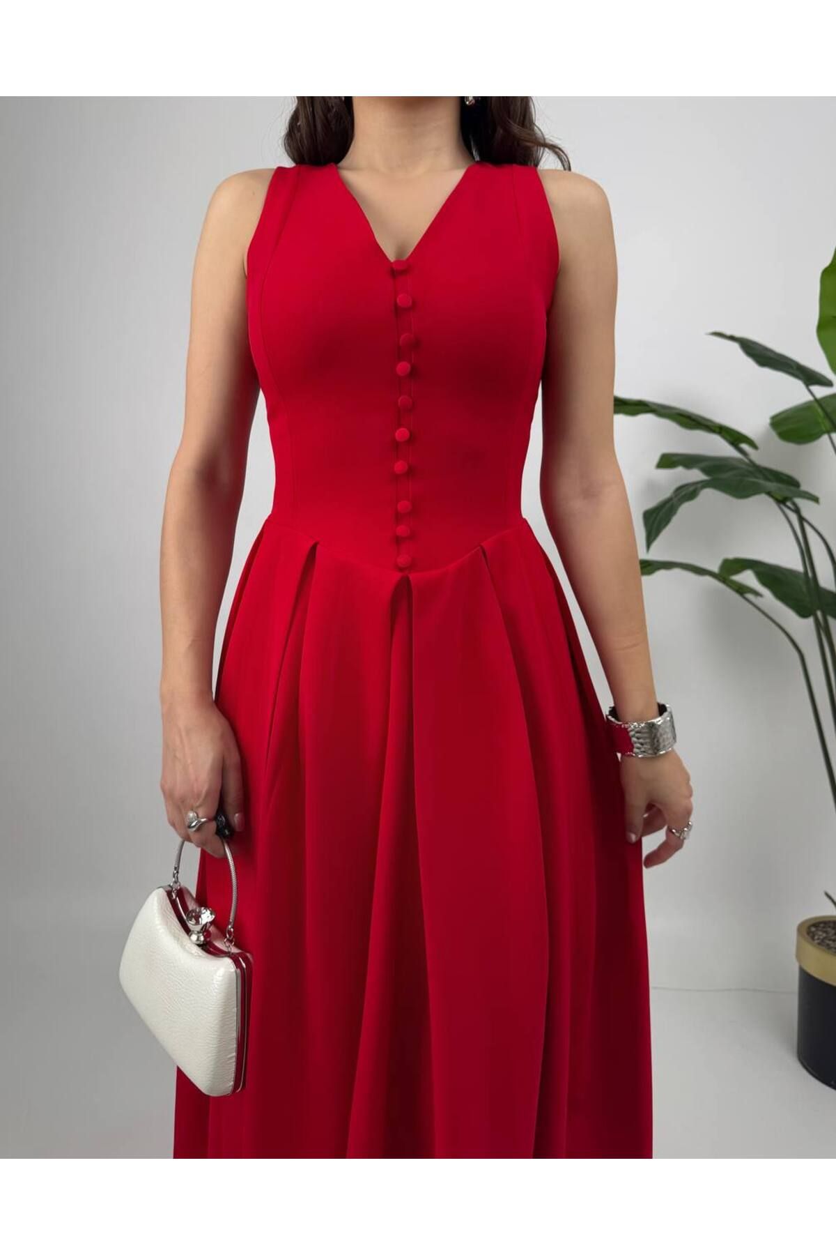 MODA DURAĞI MARLY Premium Maxi Elbise