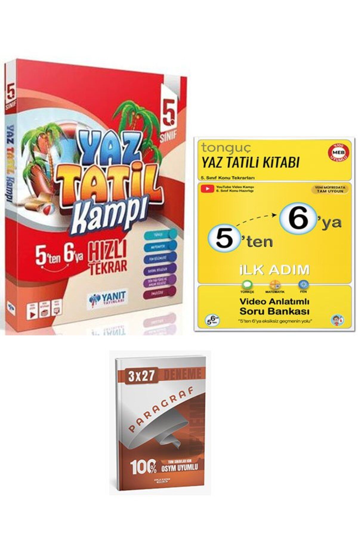 Anla Kazan Yayınları Tonguç+Yanıt 2026 5 ten 6 ya İlk Adım Yaz Tatili Kitabı