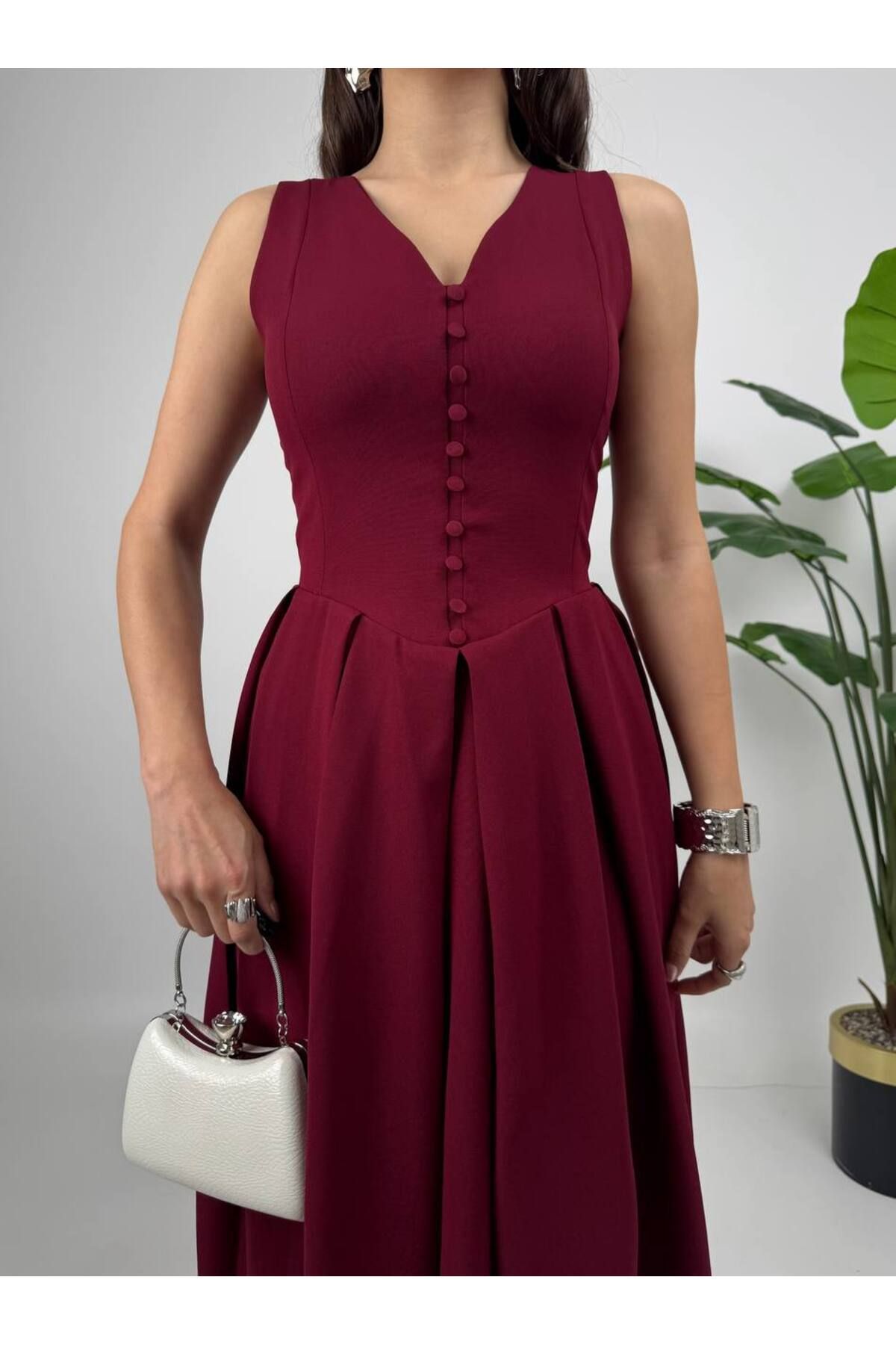 MODA DURAĞI MARLY Premium Maxi Elbise