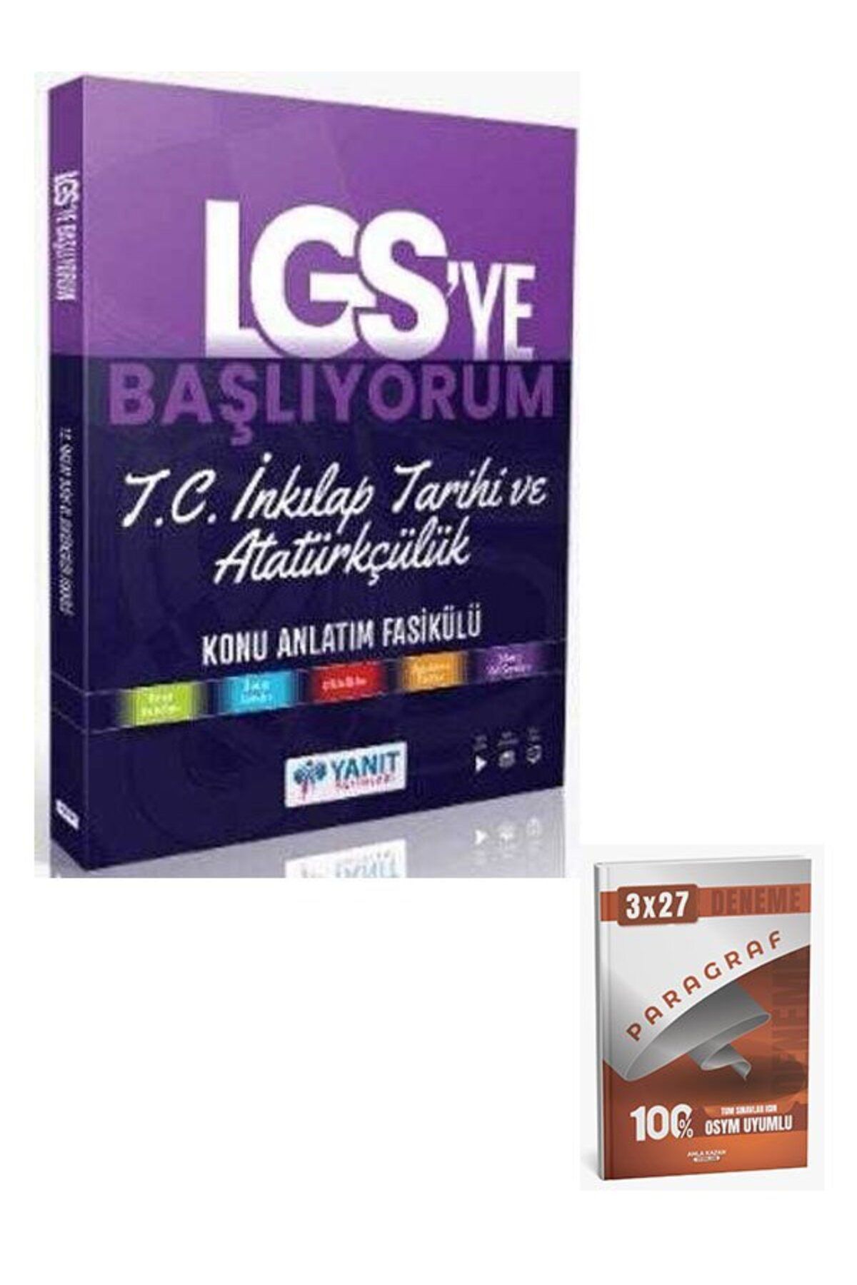 Anla Kazan Yayınları Yanıt 2026 LGS` ye Başlıyorum T.C. İnkılap Tarihi Ve Atatürkçülük Anlatım Fasikülü+Anla Kazan Parag