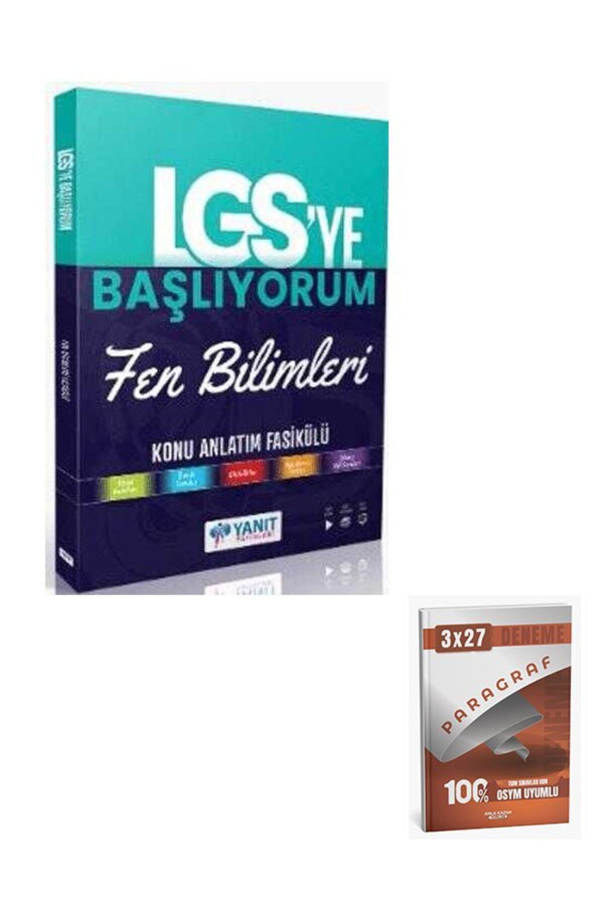 Anla Kazan Yayınları Yanıt 2026 LGS` ye Başlıyorum Fen Bilimleri Anlatım Fasikülü+Anla Kazan Paragraf