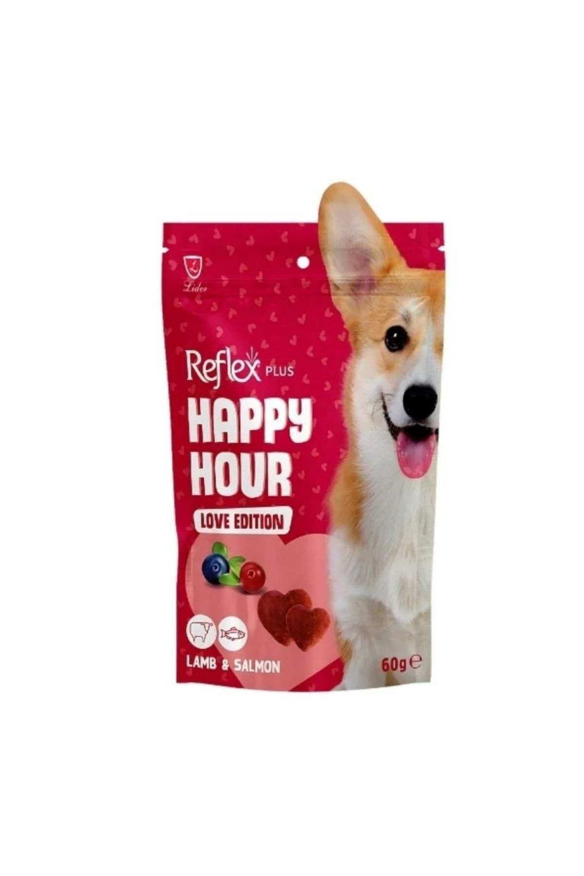 Reflex Plus Happy Hour Love Edition Kuzulu ve Somonlu Köpek Ödül Maması 60 Gr