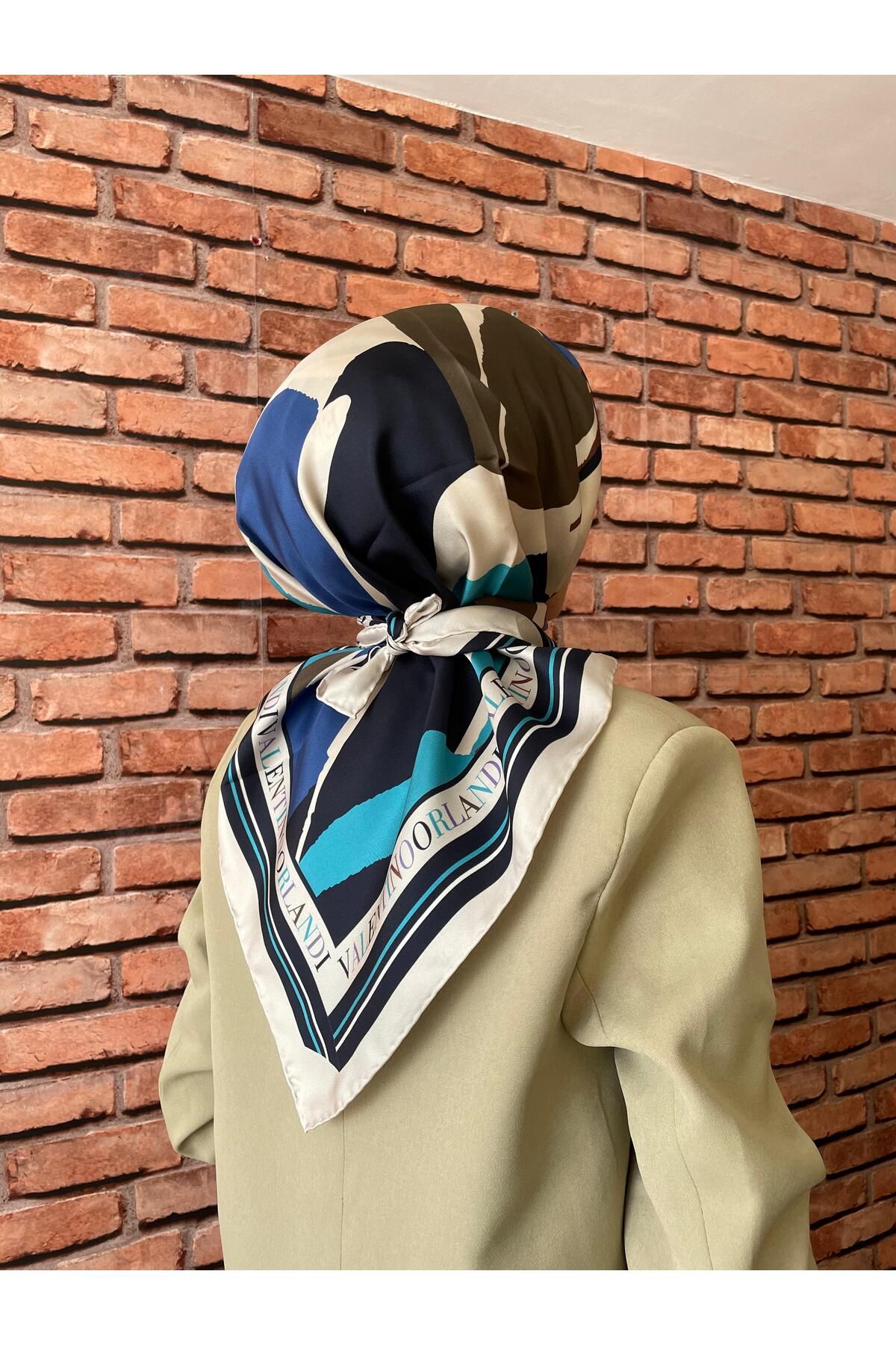 Valentino Orlandi twill ipek eşarp
