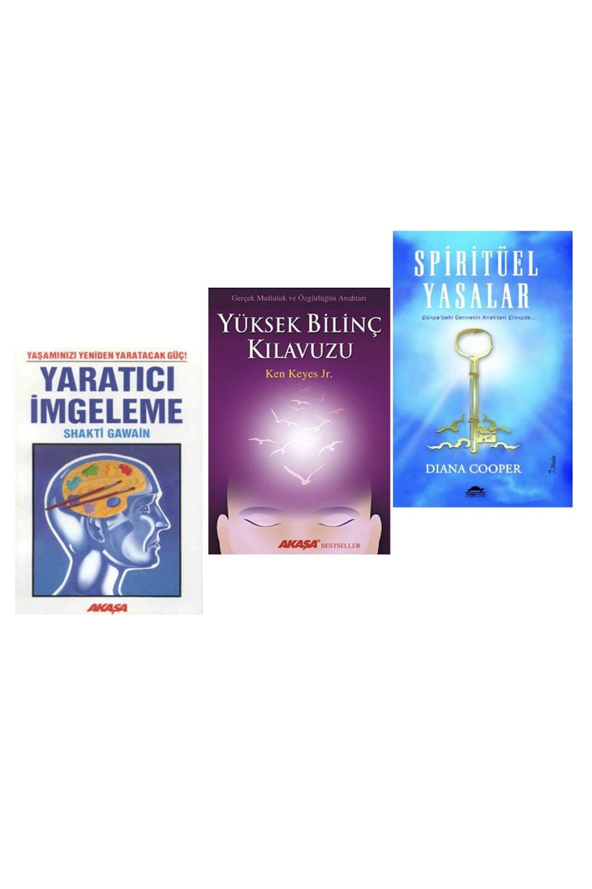 Koridor Yayıncılık yaratici imgeler + yuksek bilinc kilavuzu + spirituel yasalar =3 set