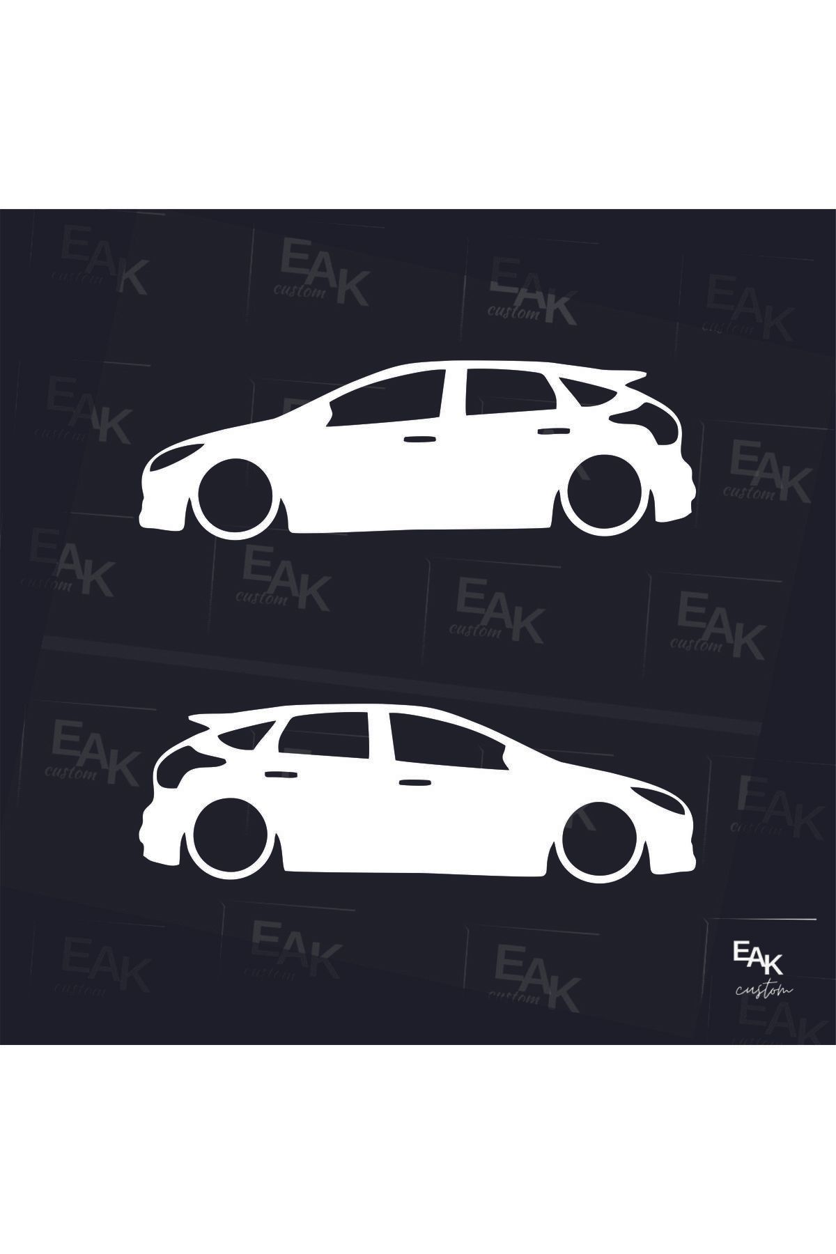 eakcustom FORD FOCUS oto sticker (18cm x 5cm) (2ADET)