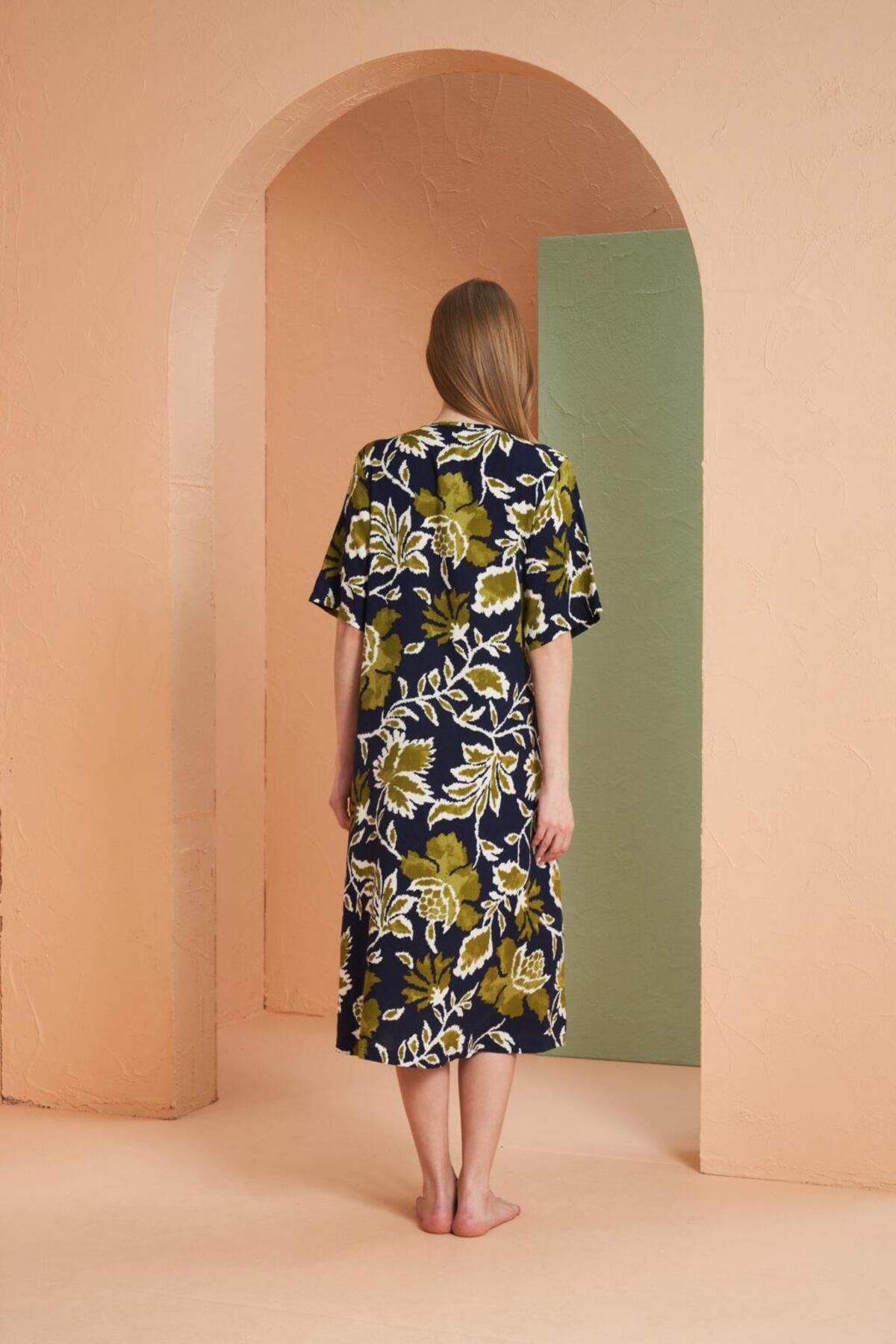PJS-Rochie de damă bleumarin 27155 4