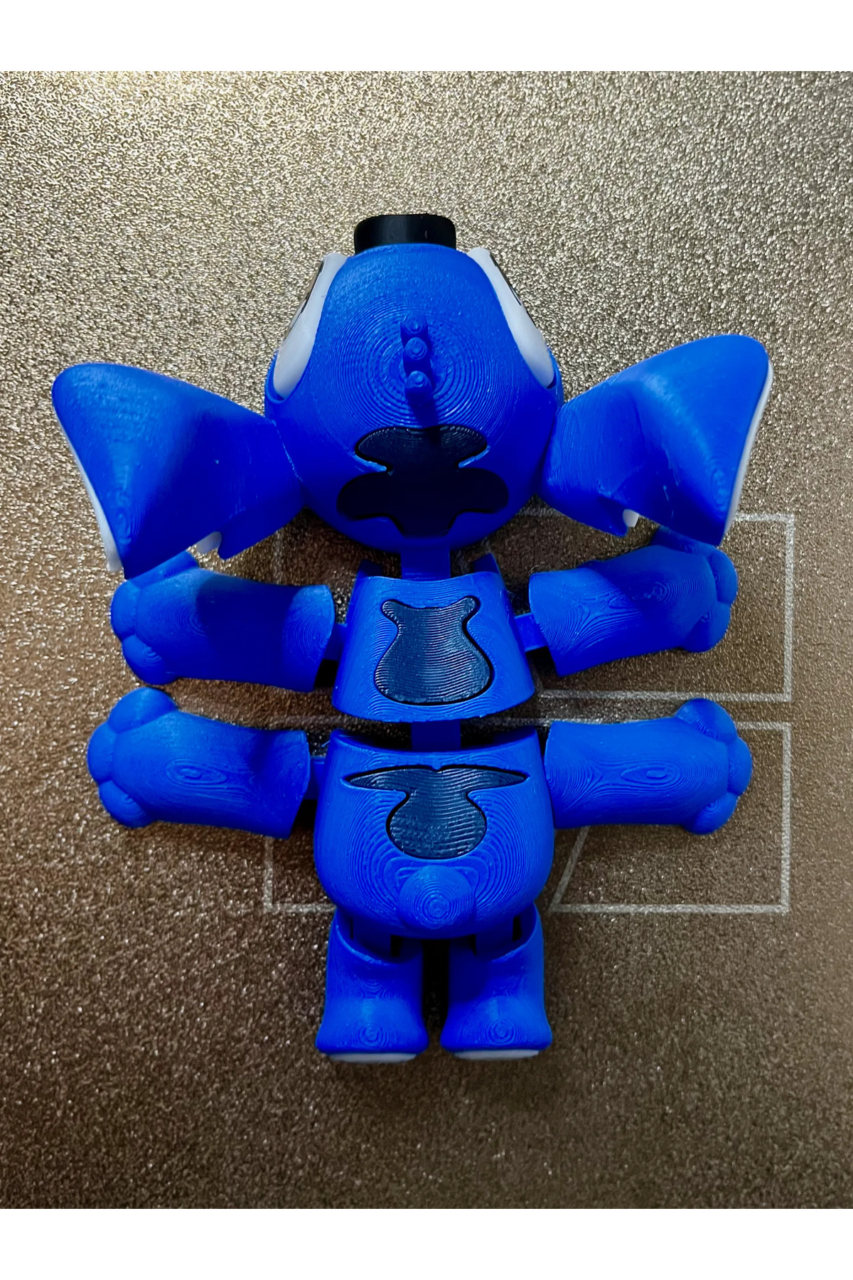 Stitch Animierte Figur, 14 cm, 3D-Druck, dekorative Figur, Cartoon-Sammlung, Geschenk